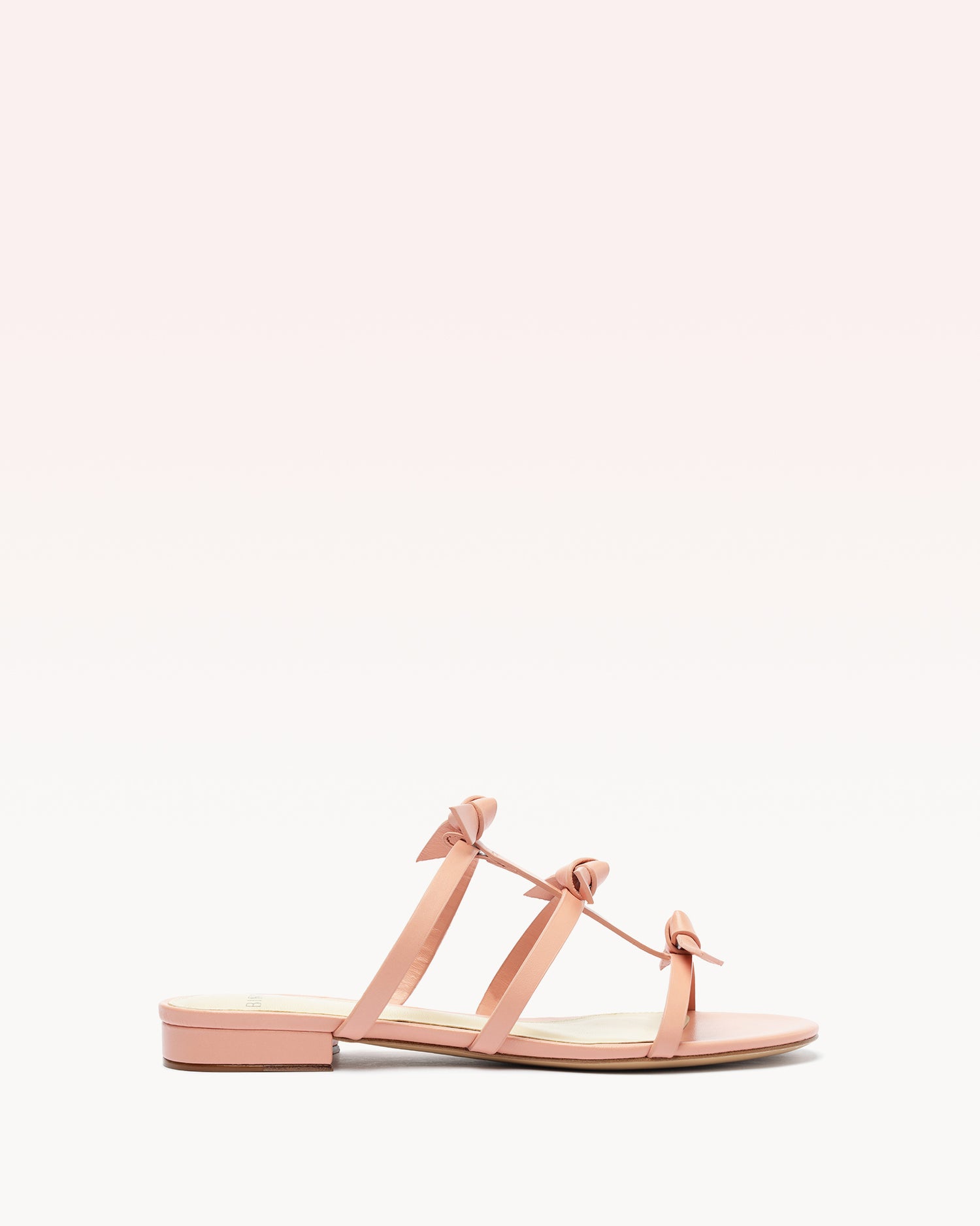 Slim Lolita Slide Sandals R/25 35 Pink Nappa Leather