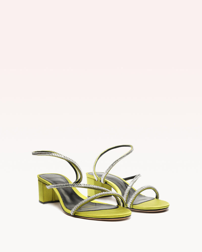 Polly Zircone Block 45 Lime Sandals R/24   