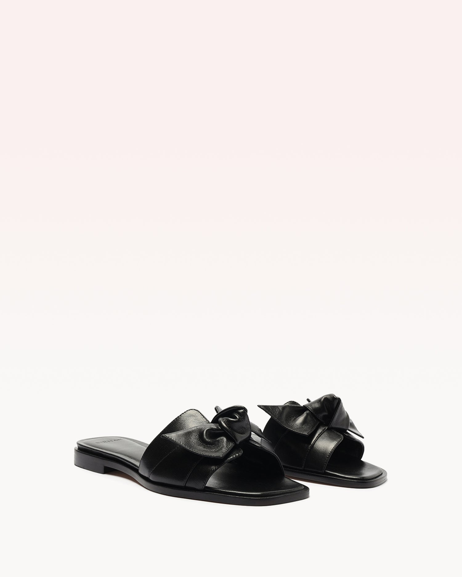 Maxi Clarita Square Flat Black Sandals R/24   