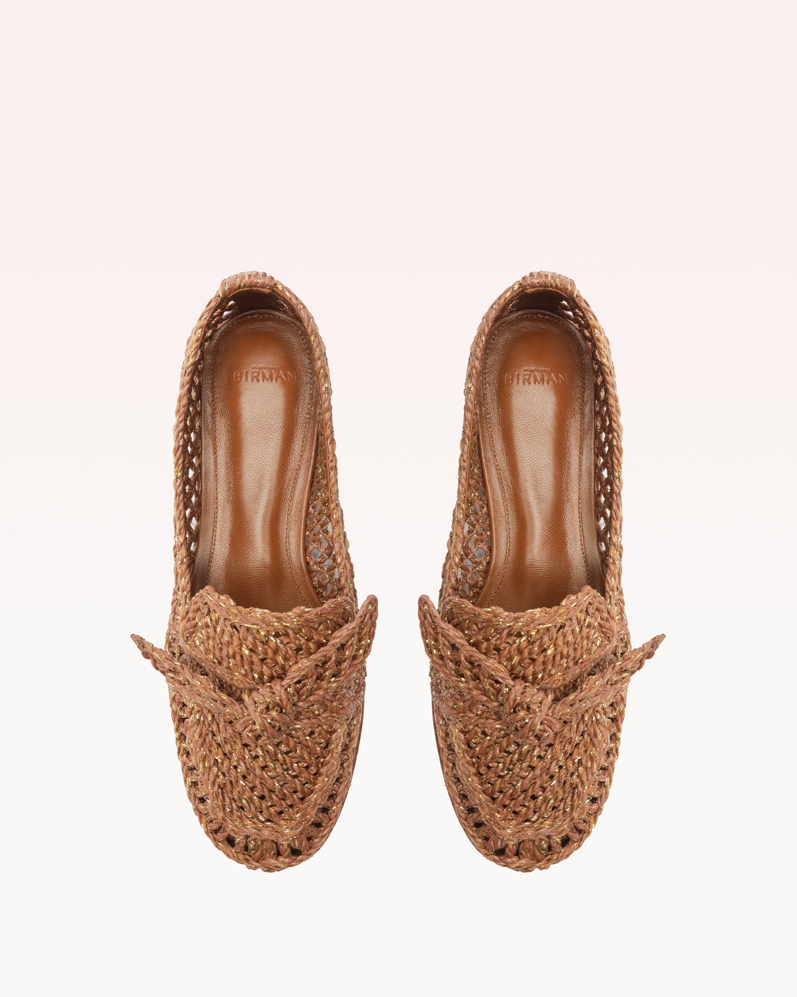 Raffia Penny Loafer Brown – Alexandre Birman