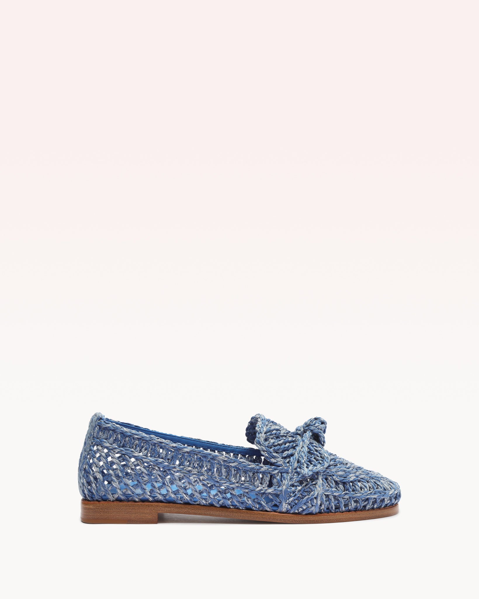 Raffia Penny Loafer Petroleo – Alexandre Birman