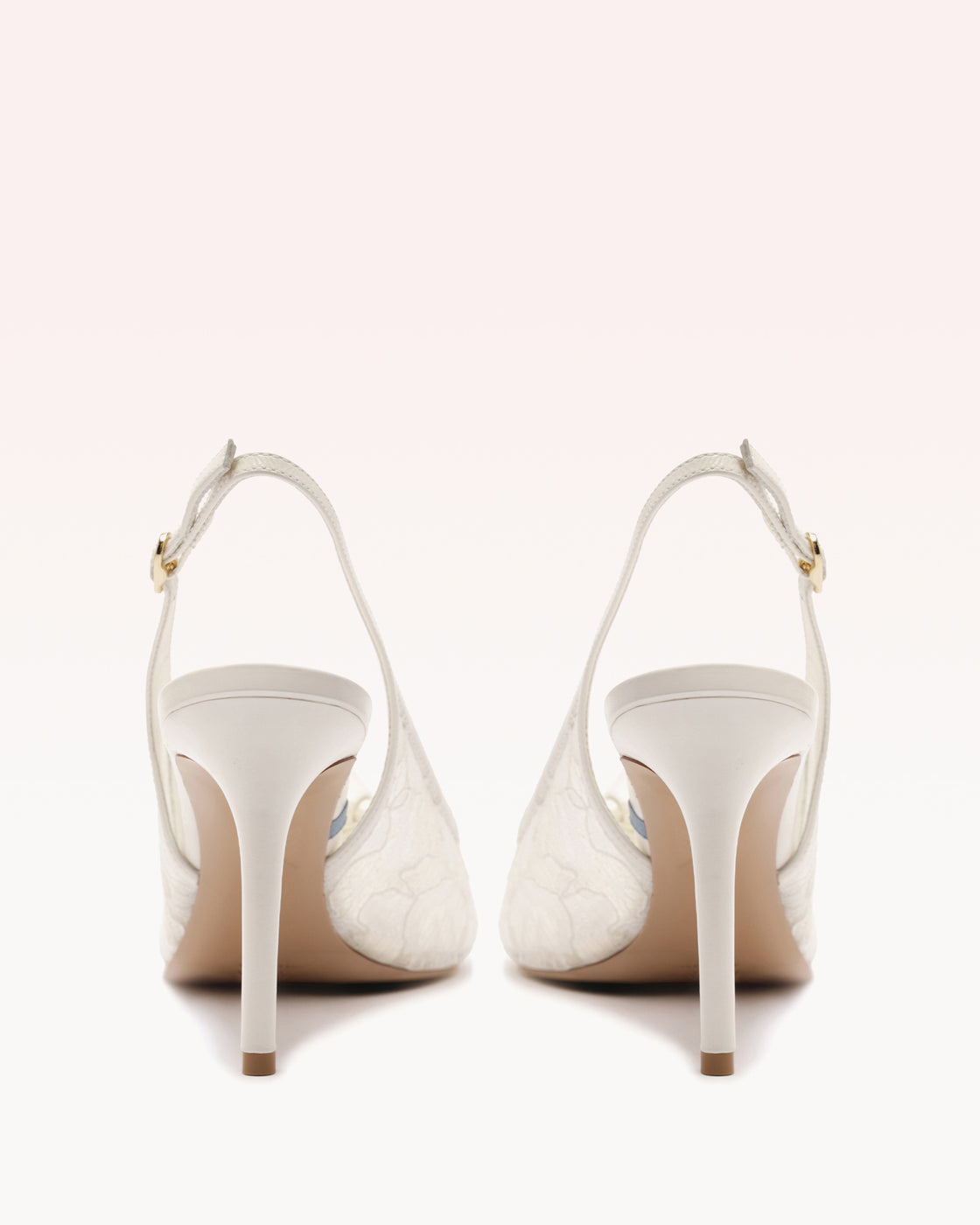 Clarita Classic Slingback 85 Pizzo Off White Pumps BRIDAL 25