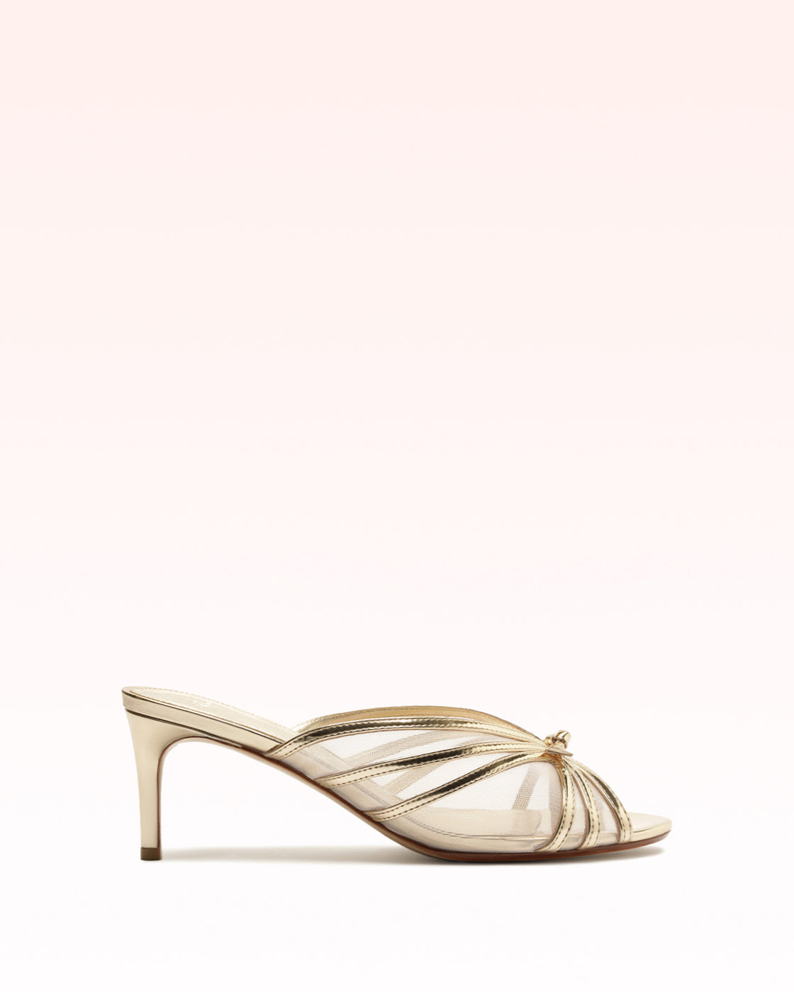 Slim Clarita Net 60 Golden Sandals R/26 35 Golden Specchio Leather