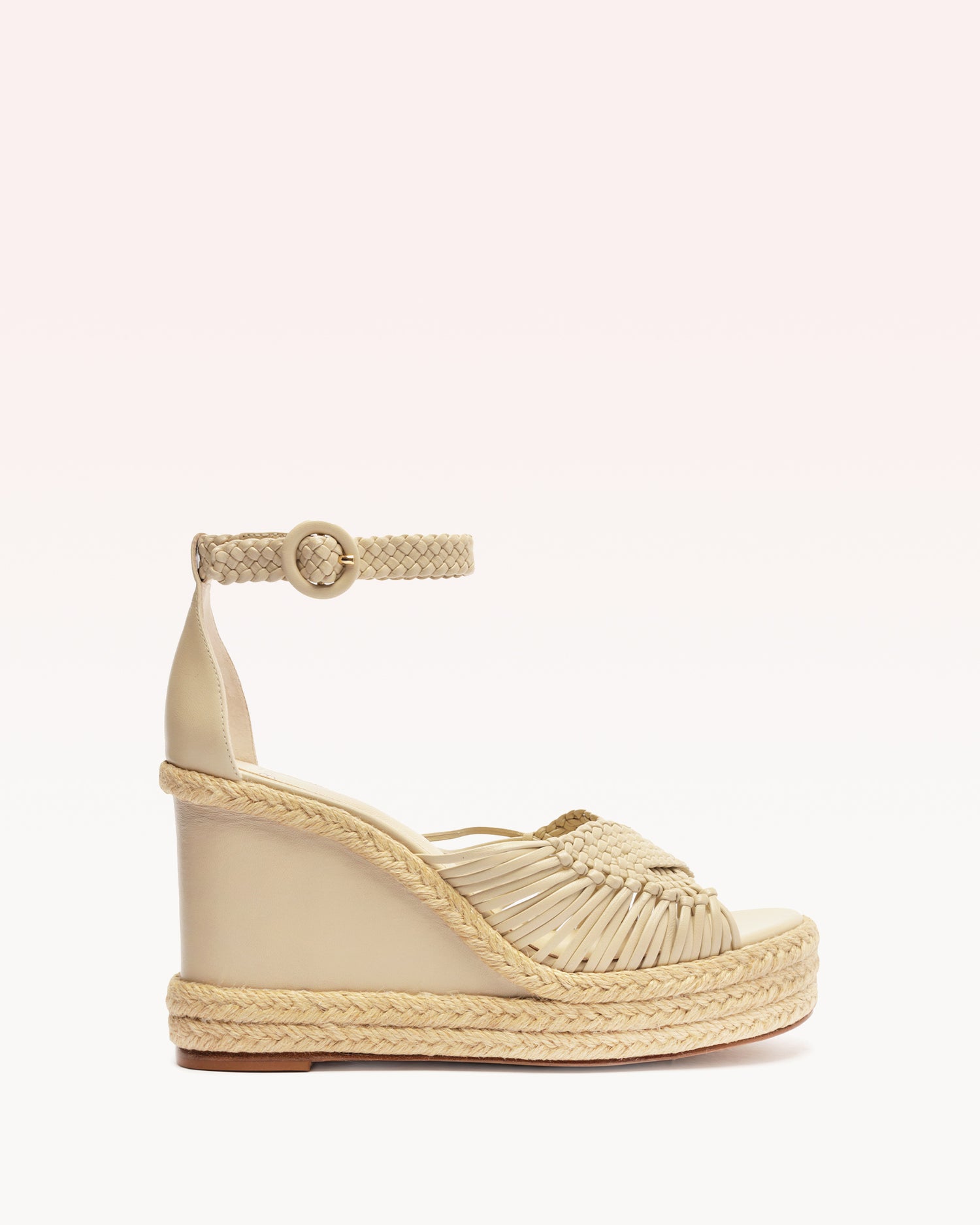 Ellie 100 Wedge Dove Wedges S/24 35 Dove Nappa Leather