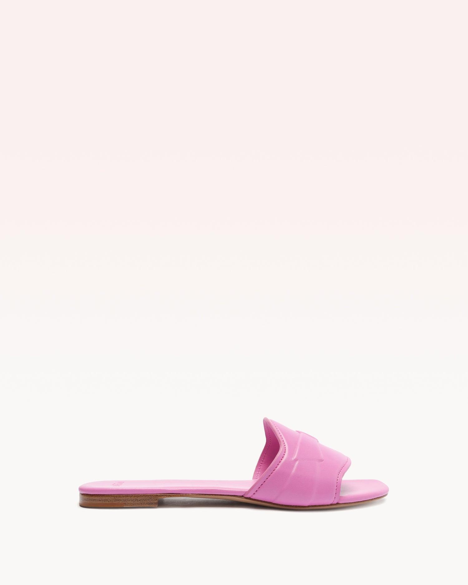 Padded Clarita Slide Rosette Flats S/24 35 Rosette Nappa Leather