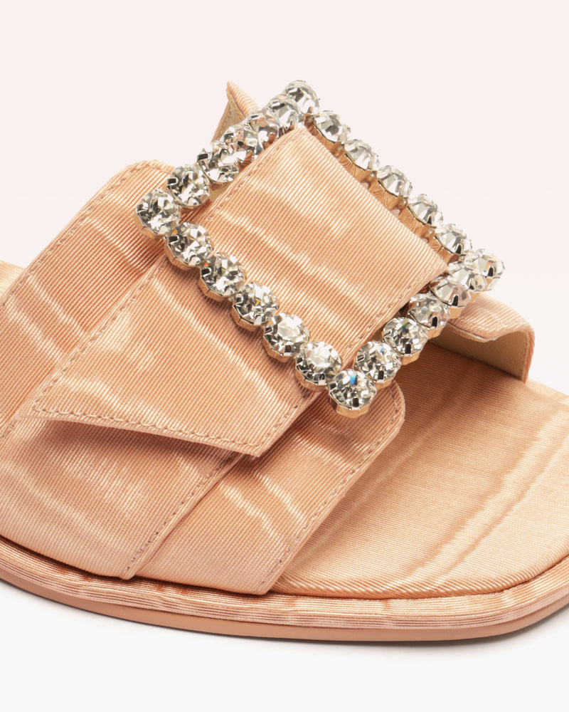Aria Crystal Cashmere Flats S/24   