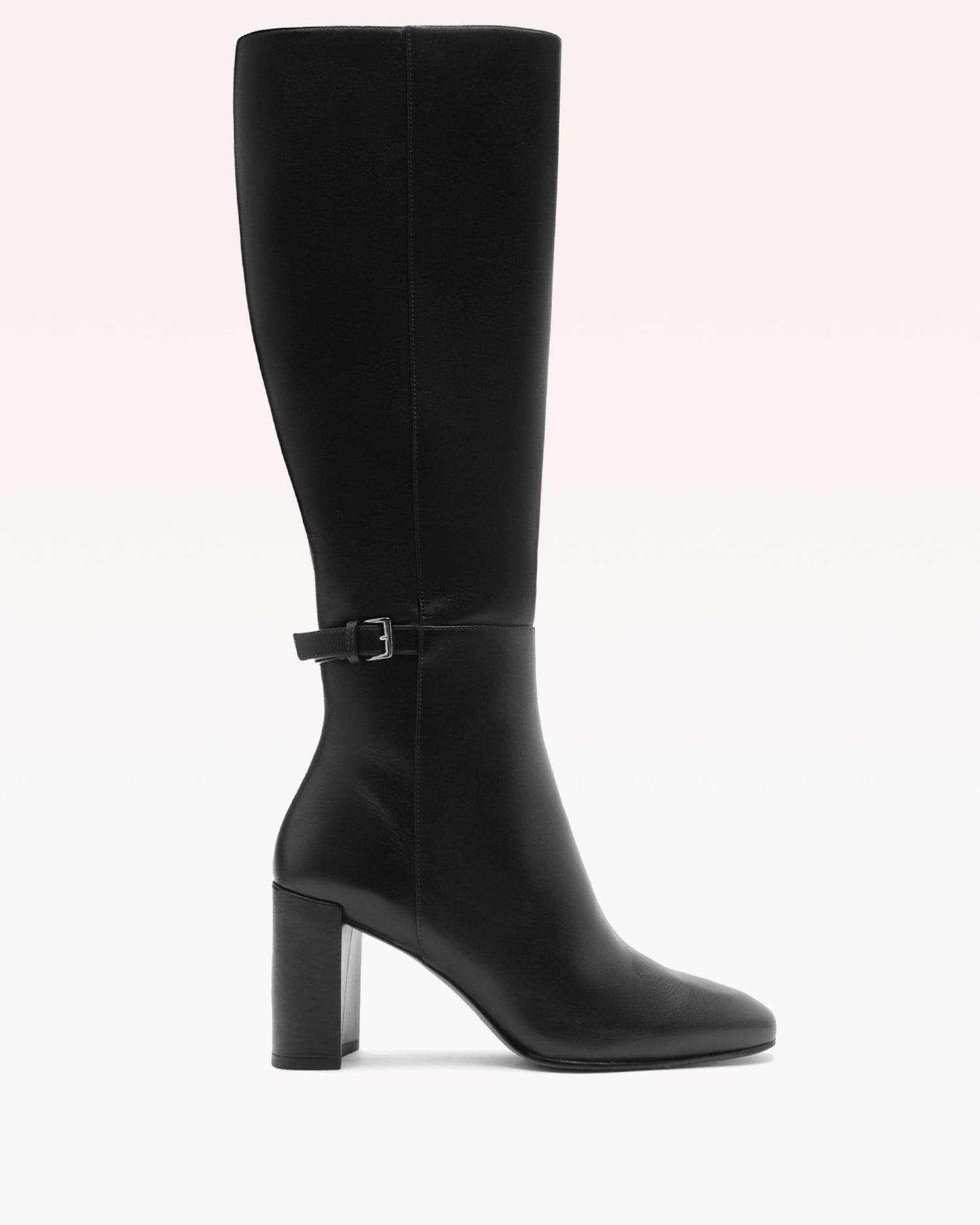 Candance Tall Boot Luxury Leather Boots Black Knee High Boots Alexandre Birman