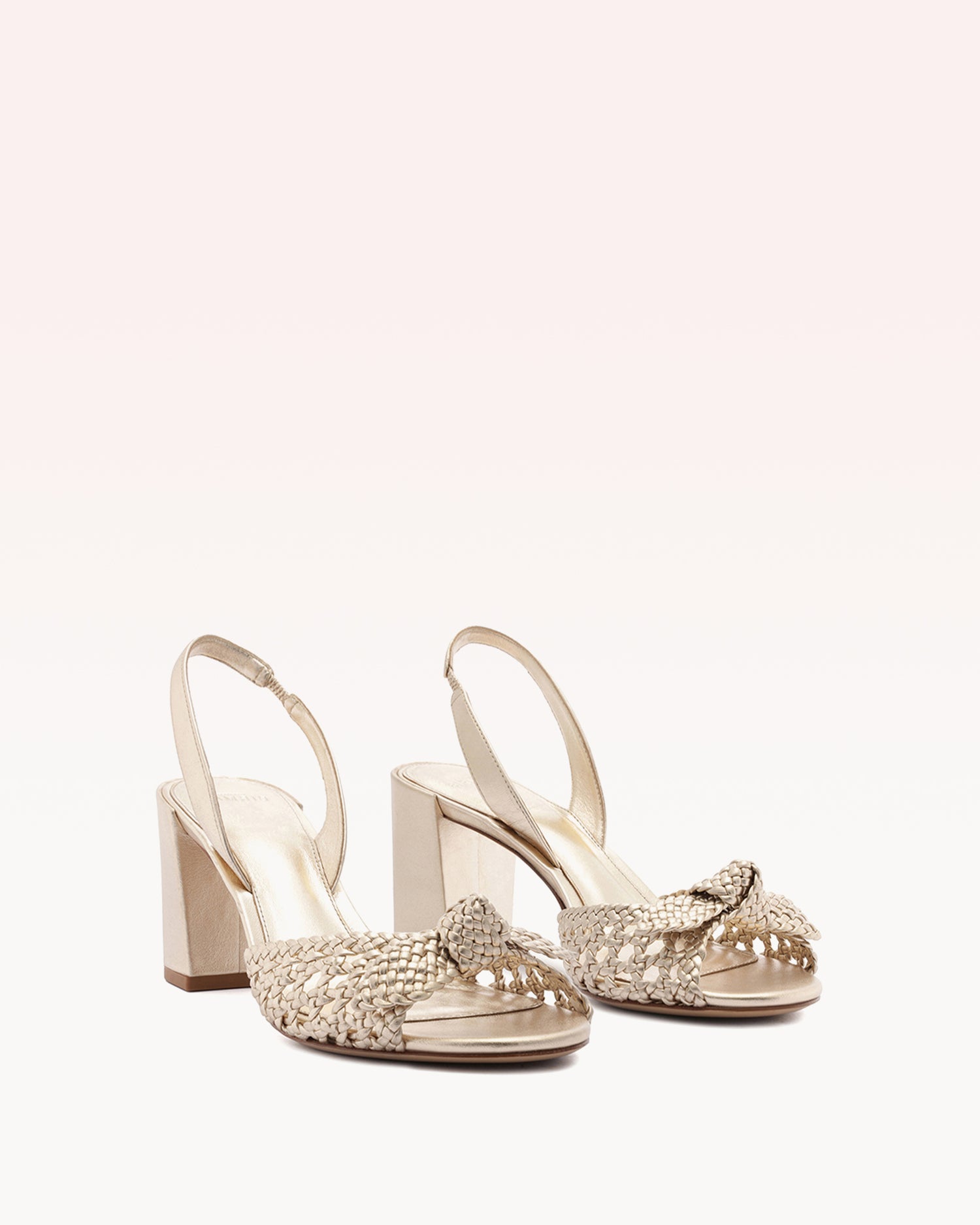 Easy Clarita Block 75 Tresse Golden Sandals P/25