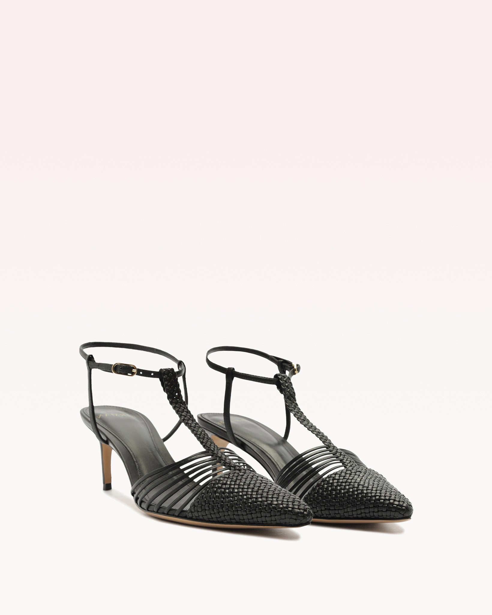 【美品】BRENTA BLACK FLAT SANDAL 37 裏張り済み Babylon Sandal Flat BLACK Aquazzura@ Official