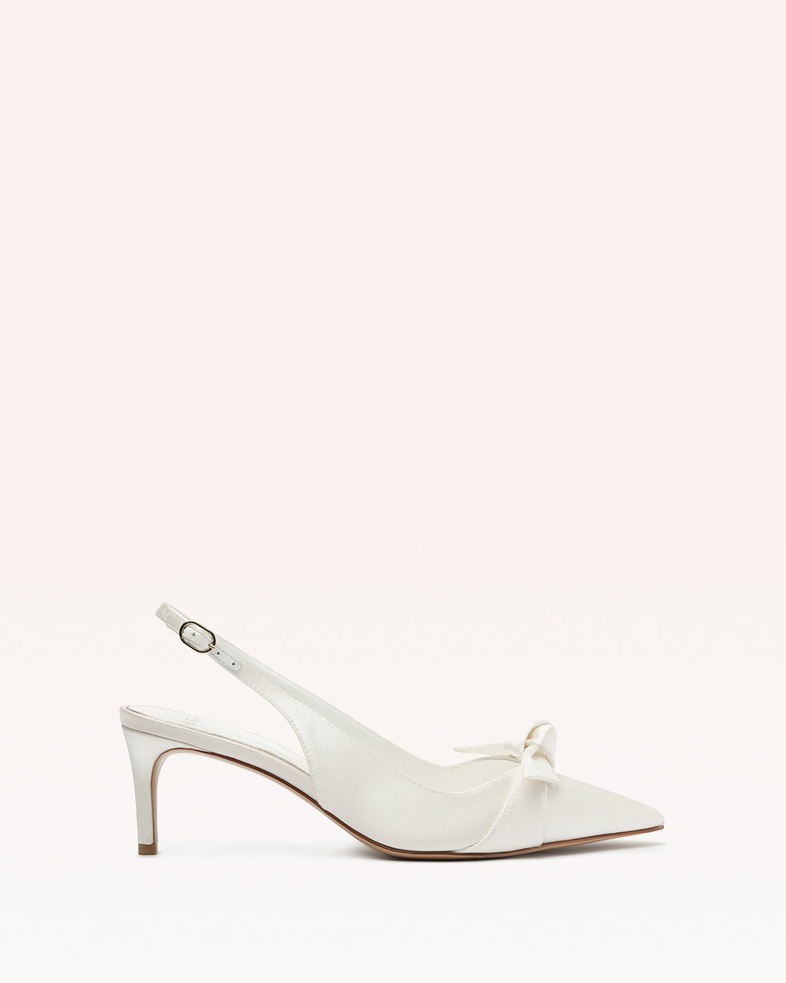 Clarita Classic Slingback 60 Bianco Pumps BRIDAL 25