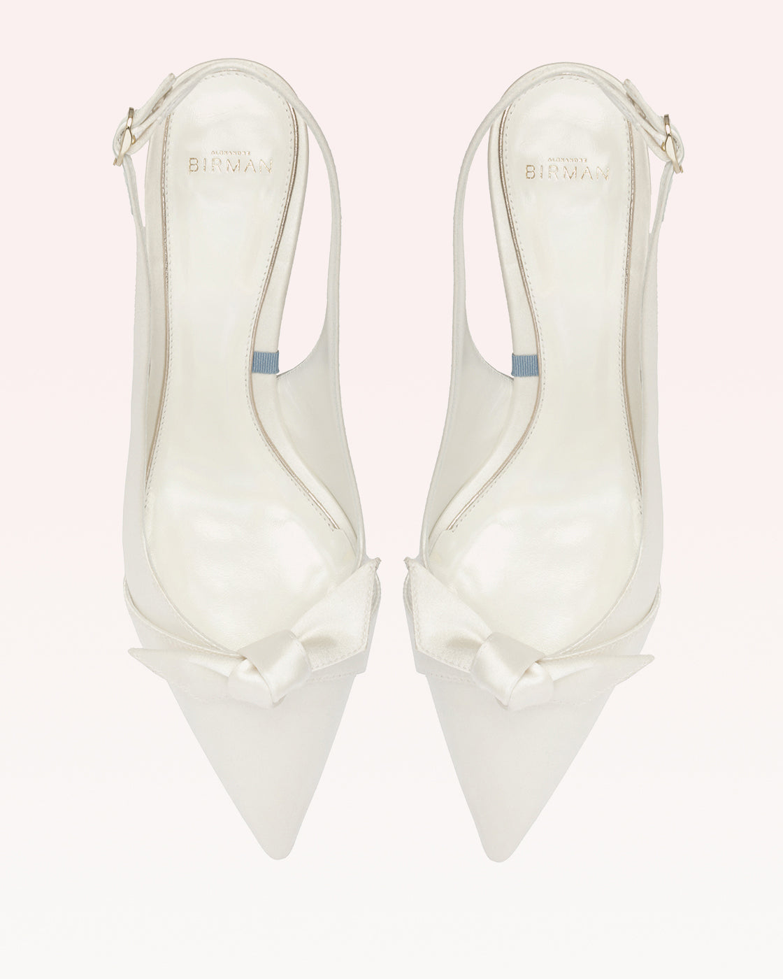 Clarita Classic Slingback 60 Bianco Pumps BRIDAL 25