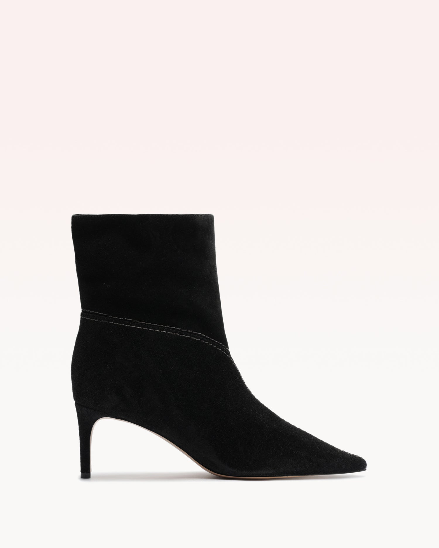 Malva Bootie 60 Black Booties F/25 35 Black Scamosciato