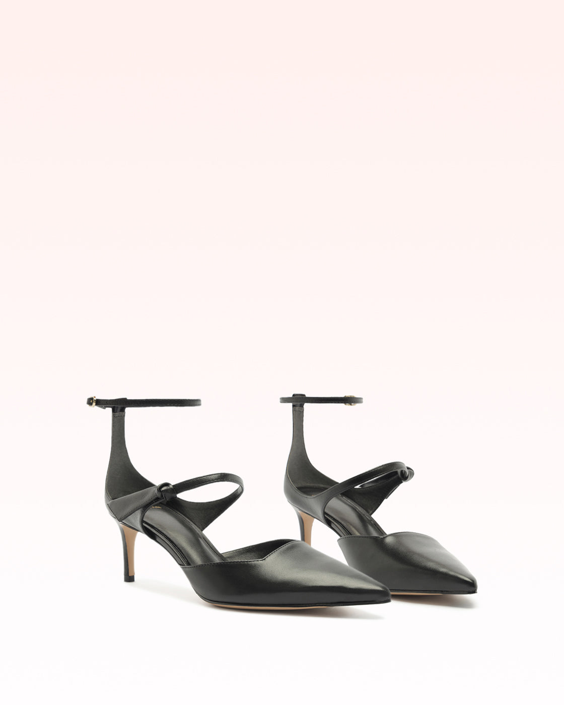 Clarita Asymmetric Sling Pump Black Pumps R/26