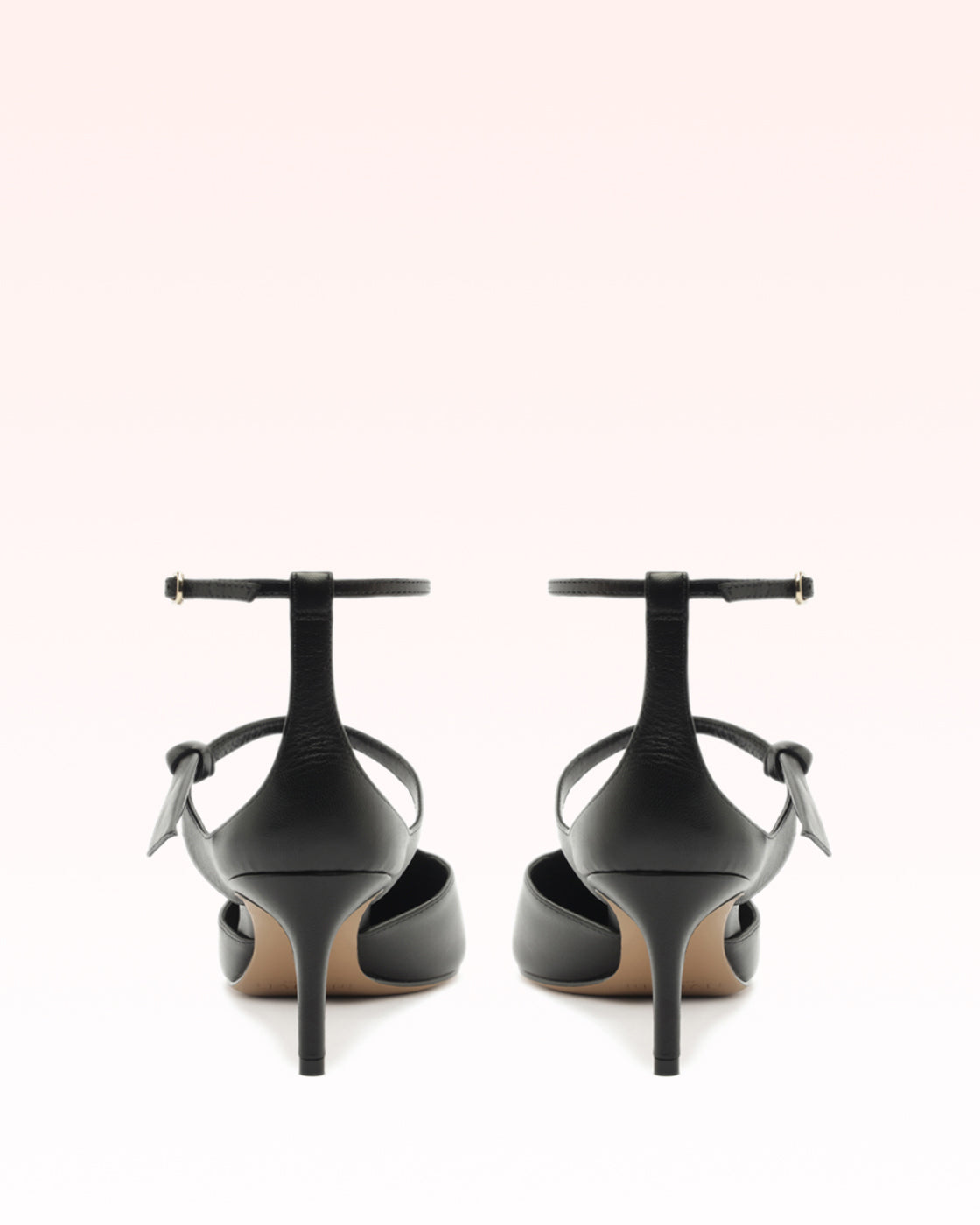 Clarita Asymmetric Sling Pump Black Pumps R/26