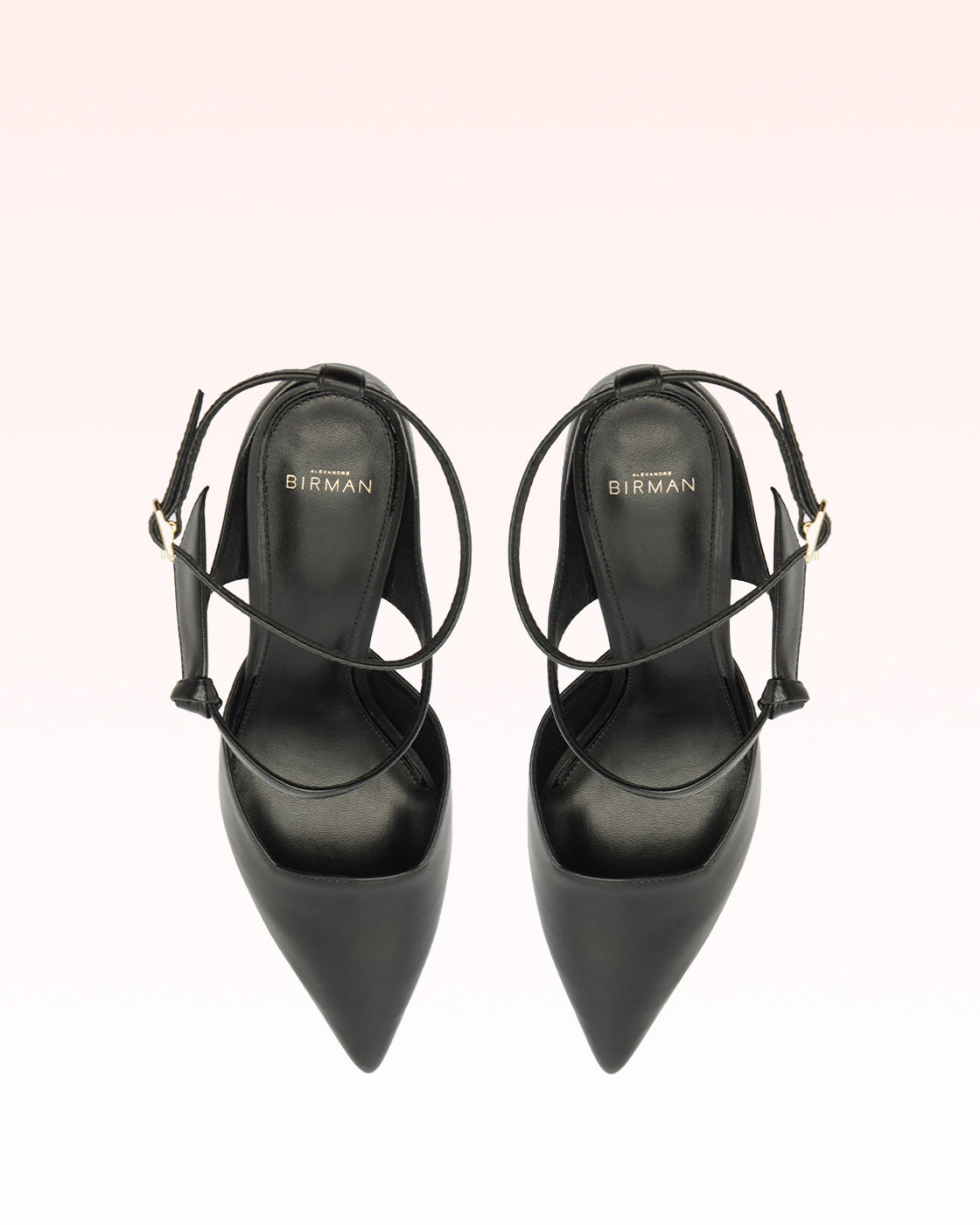 Clarita Asymmetric Sling Pump Black Pumps R/26