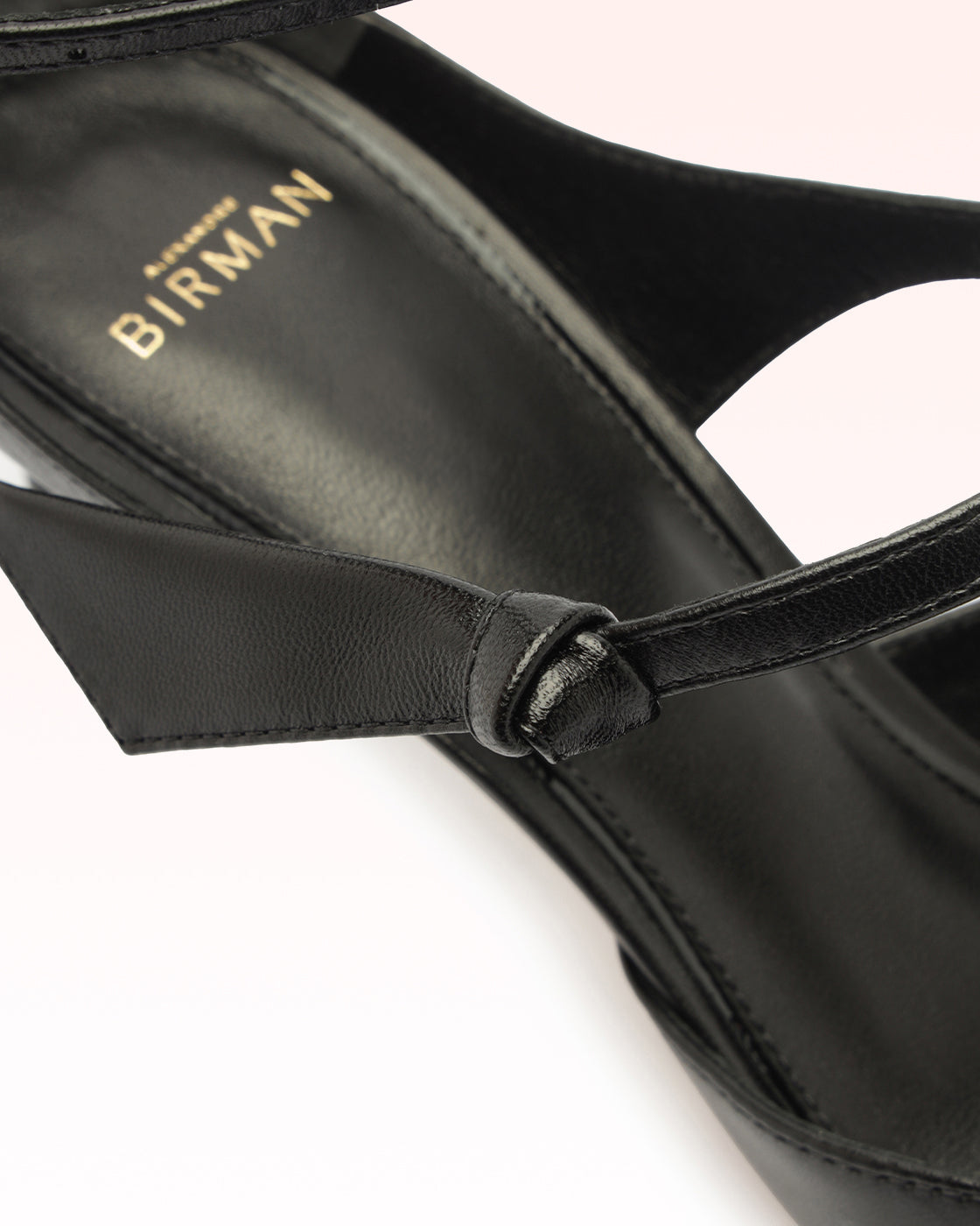 Clarita Asymmetric Sling Pump Black Pumps R/26