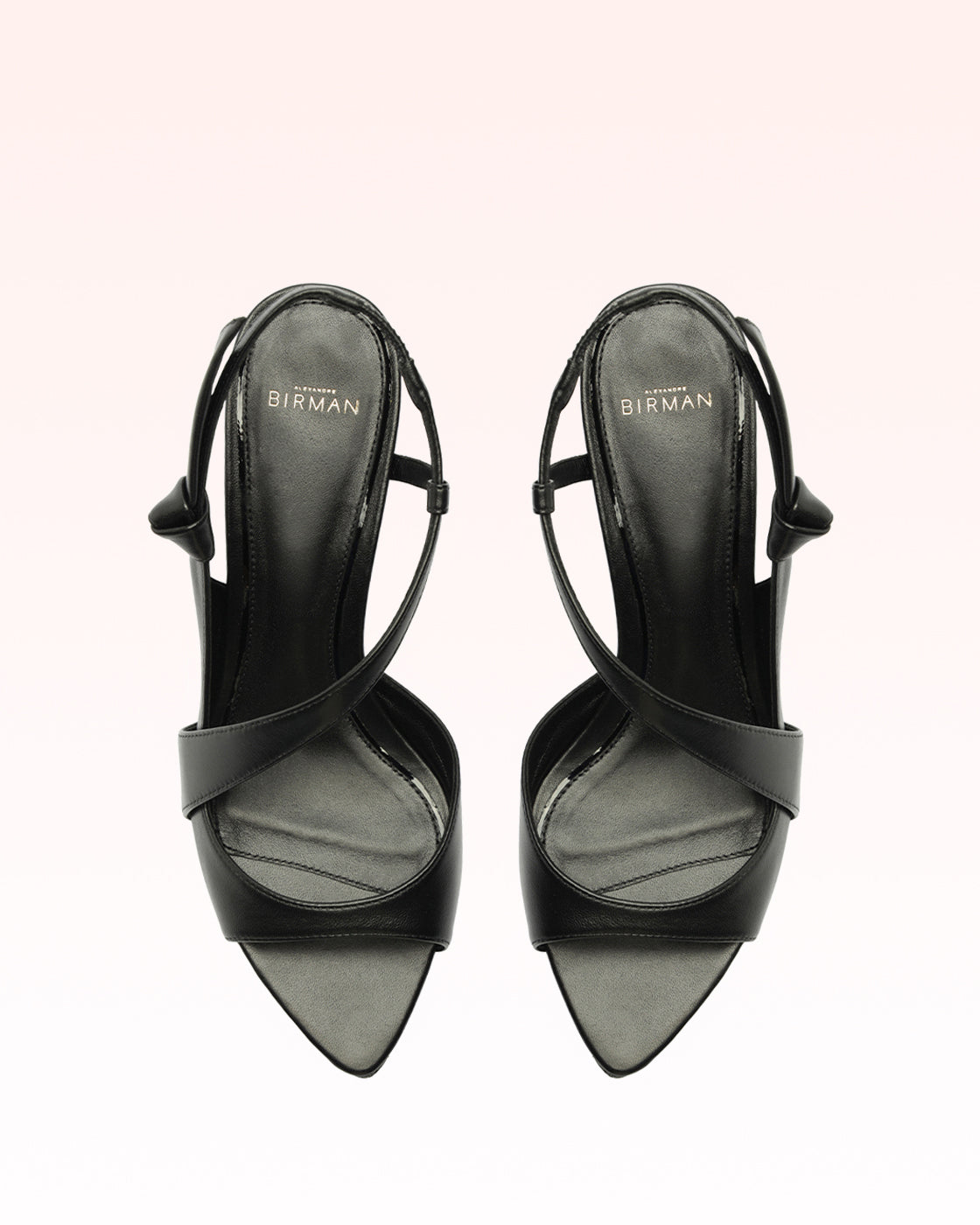 Clarita Asymmetric Sling 60 Black Sandals R/26