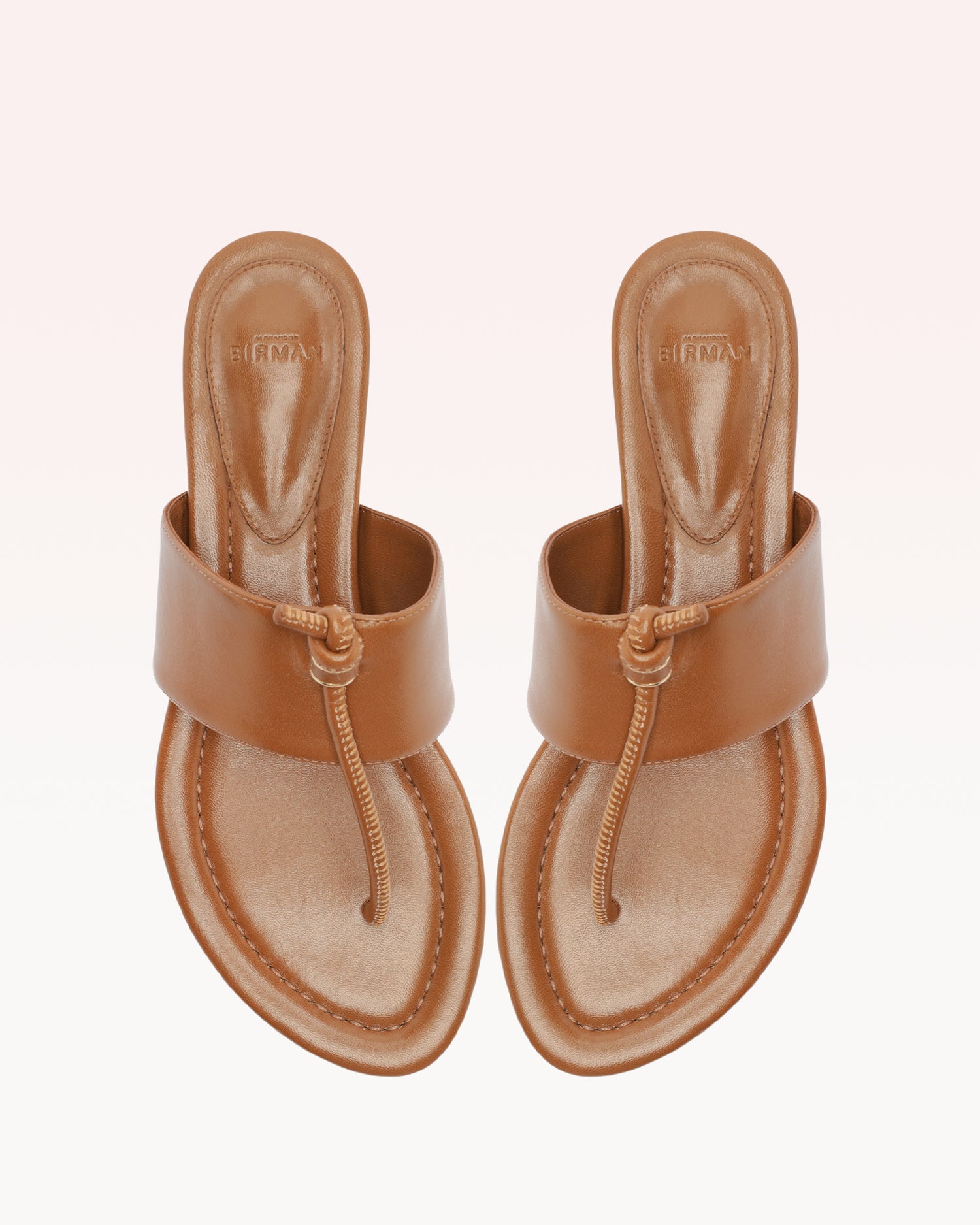 Giulietta Nappa Leather Flat Sandals R/26