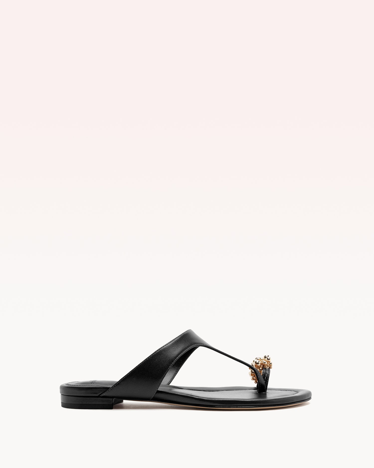 Gia Flat Black Sandals R/26