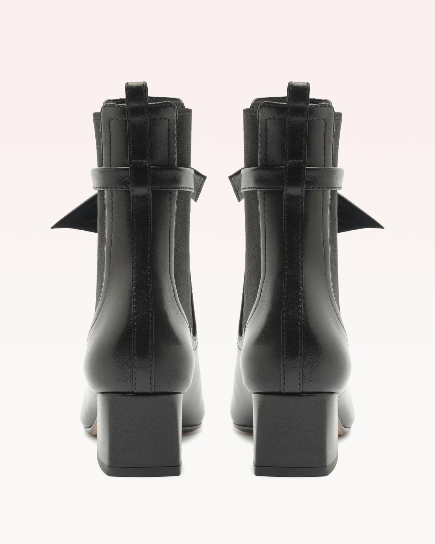 Clarita Almond Bootie 45 Black