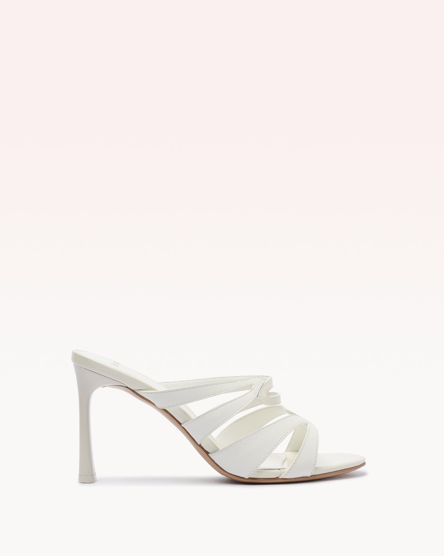 Iris 85 White Sandals S/25 35 White Nappa Kiss