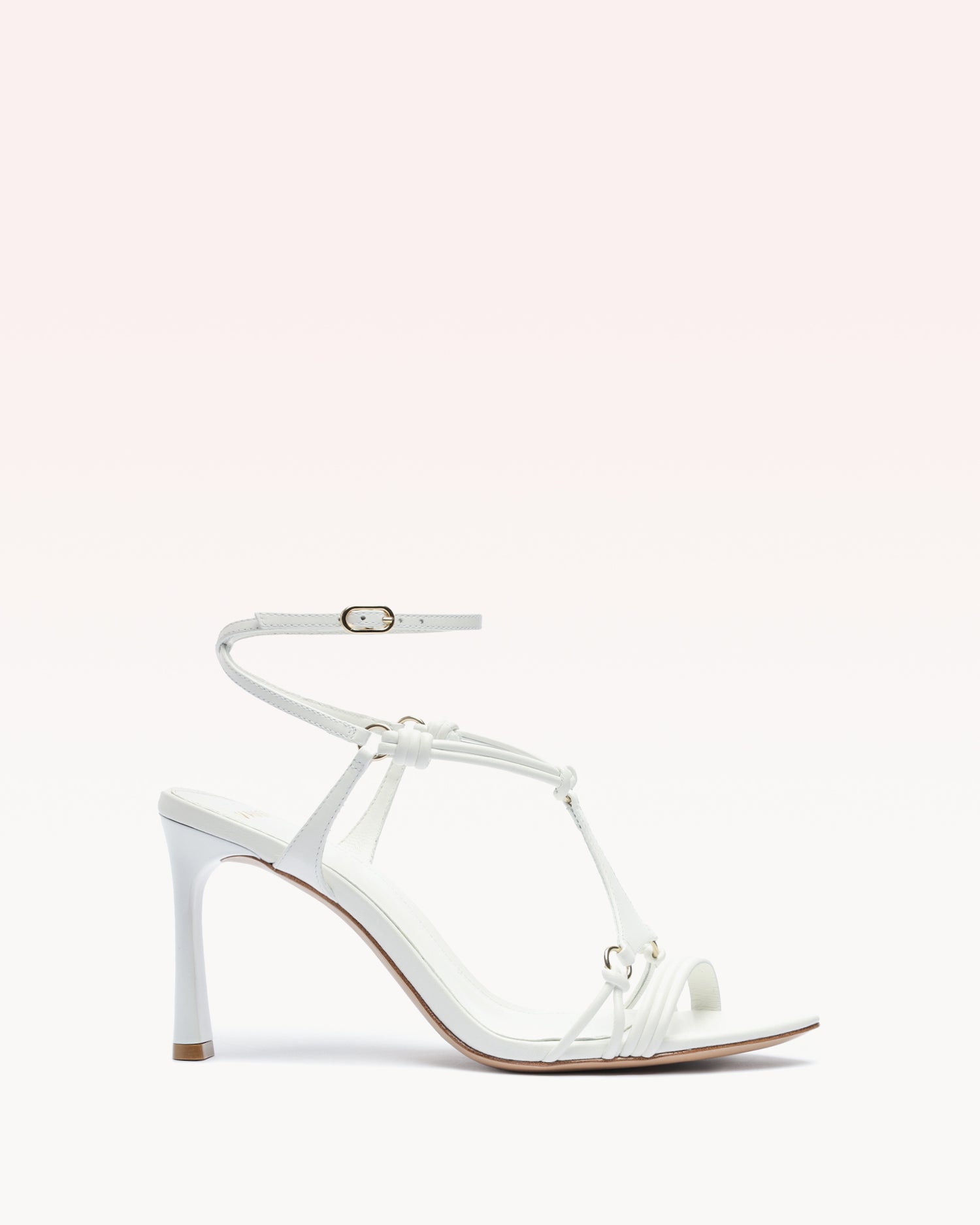 Sonya 85 White Sandals S/25 35 White Leather