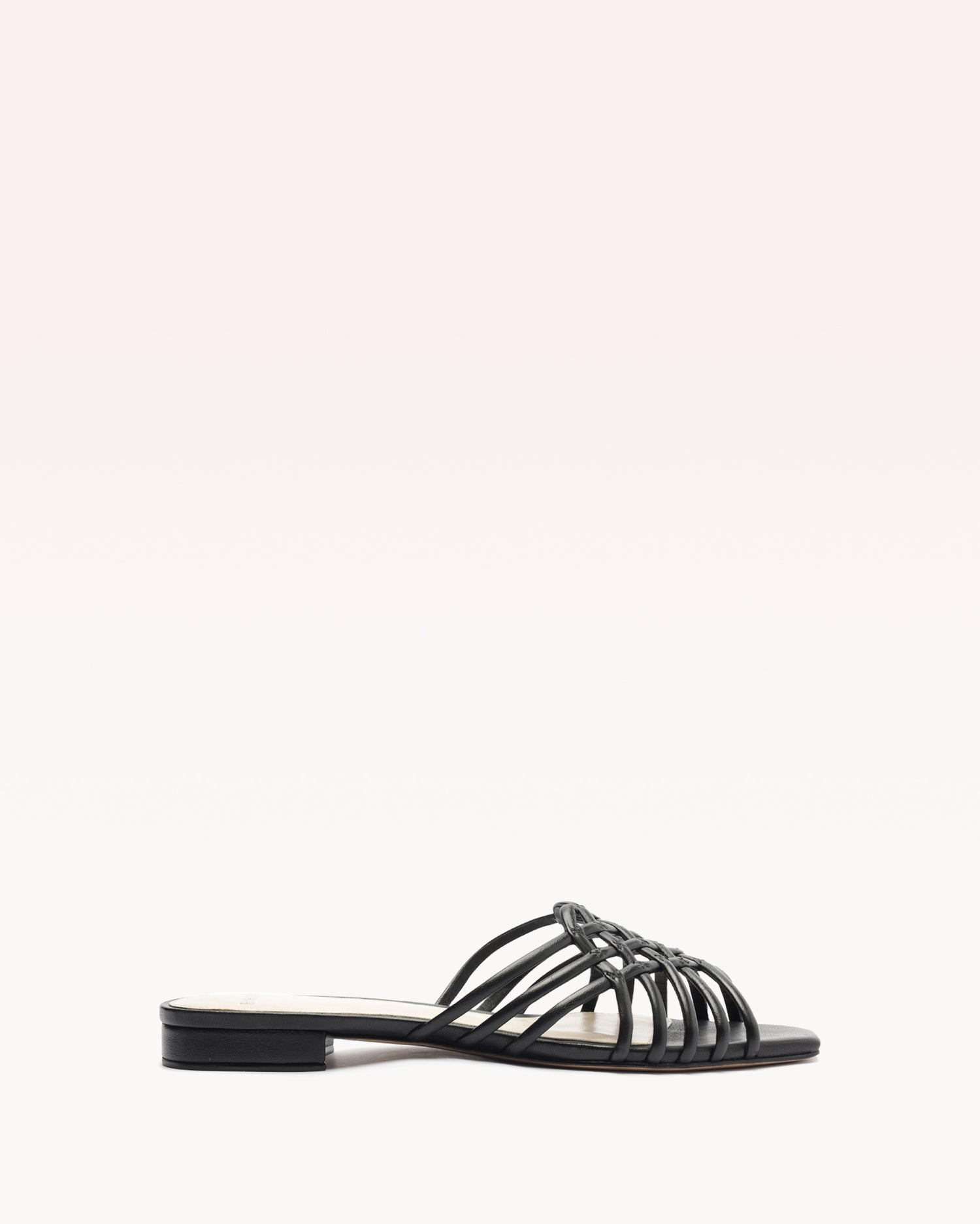 Linda Tresse Black Flats S/25 35 Black Nappa Leather