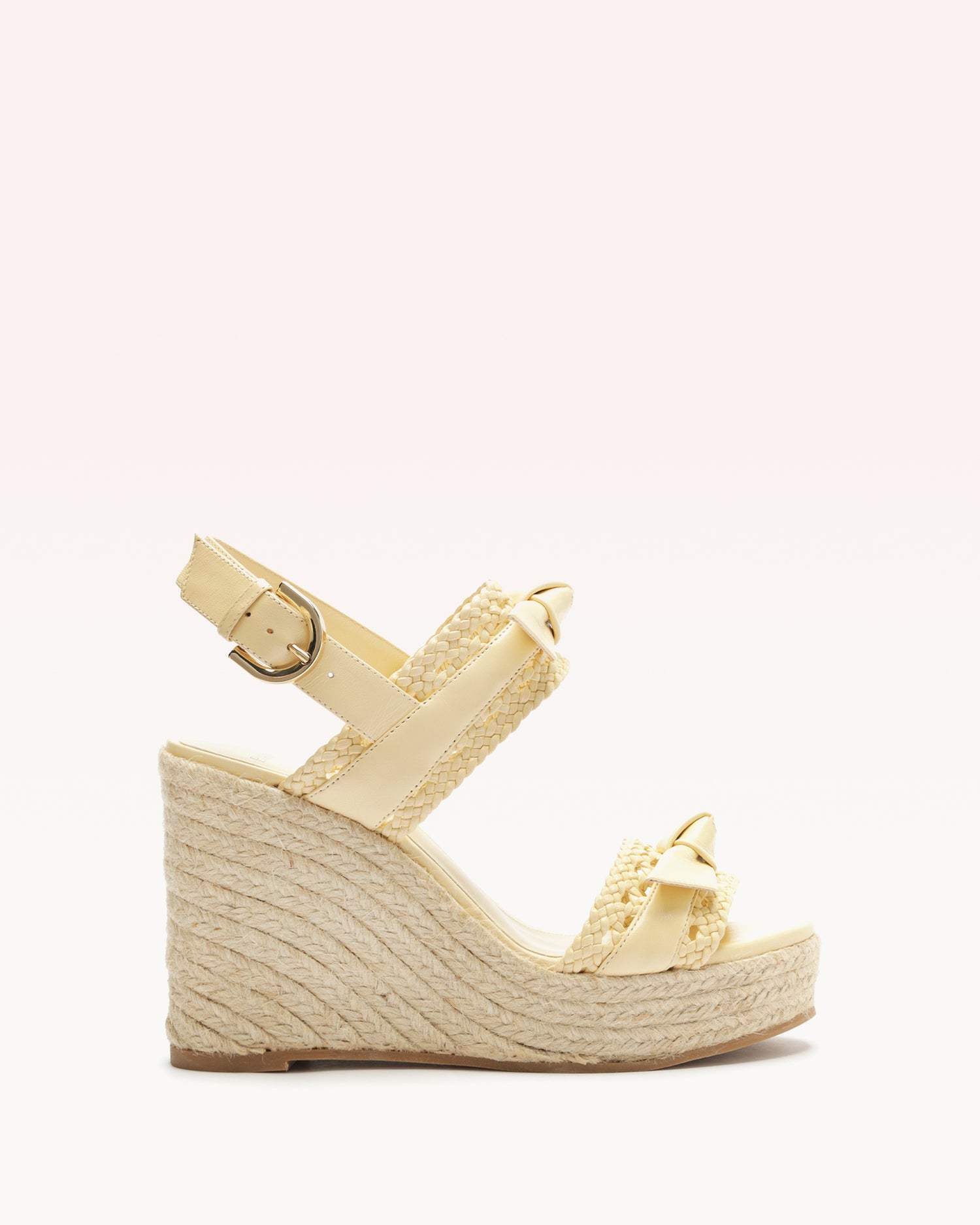 Clarita Tresse Creamy Wedges S/25 35 Creamy Leather