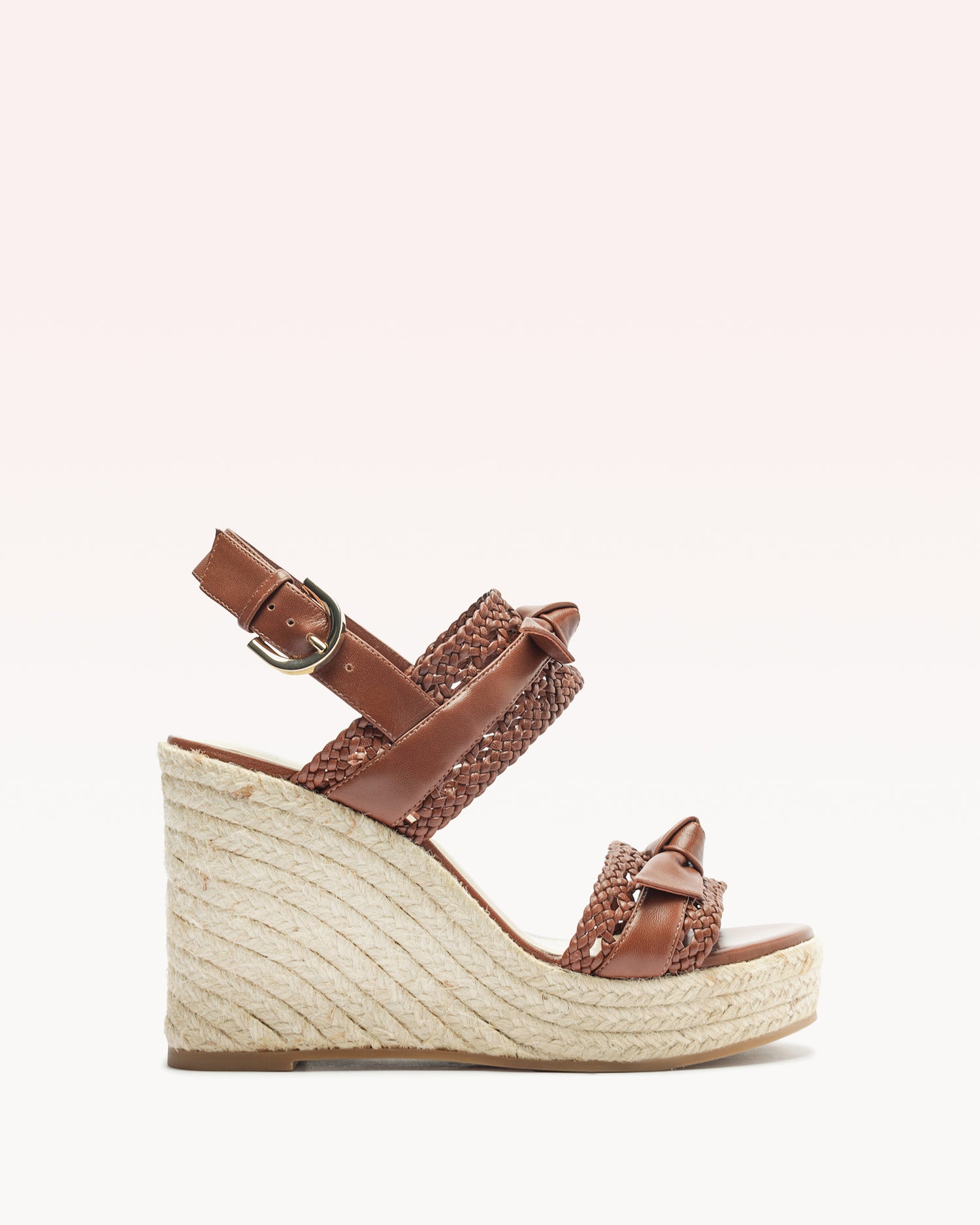 Clarita Tresse Chocolate Wedges S/25 35 Brown Leather