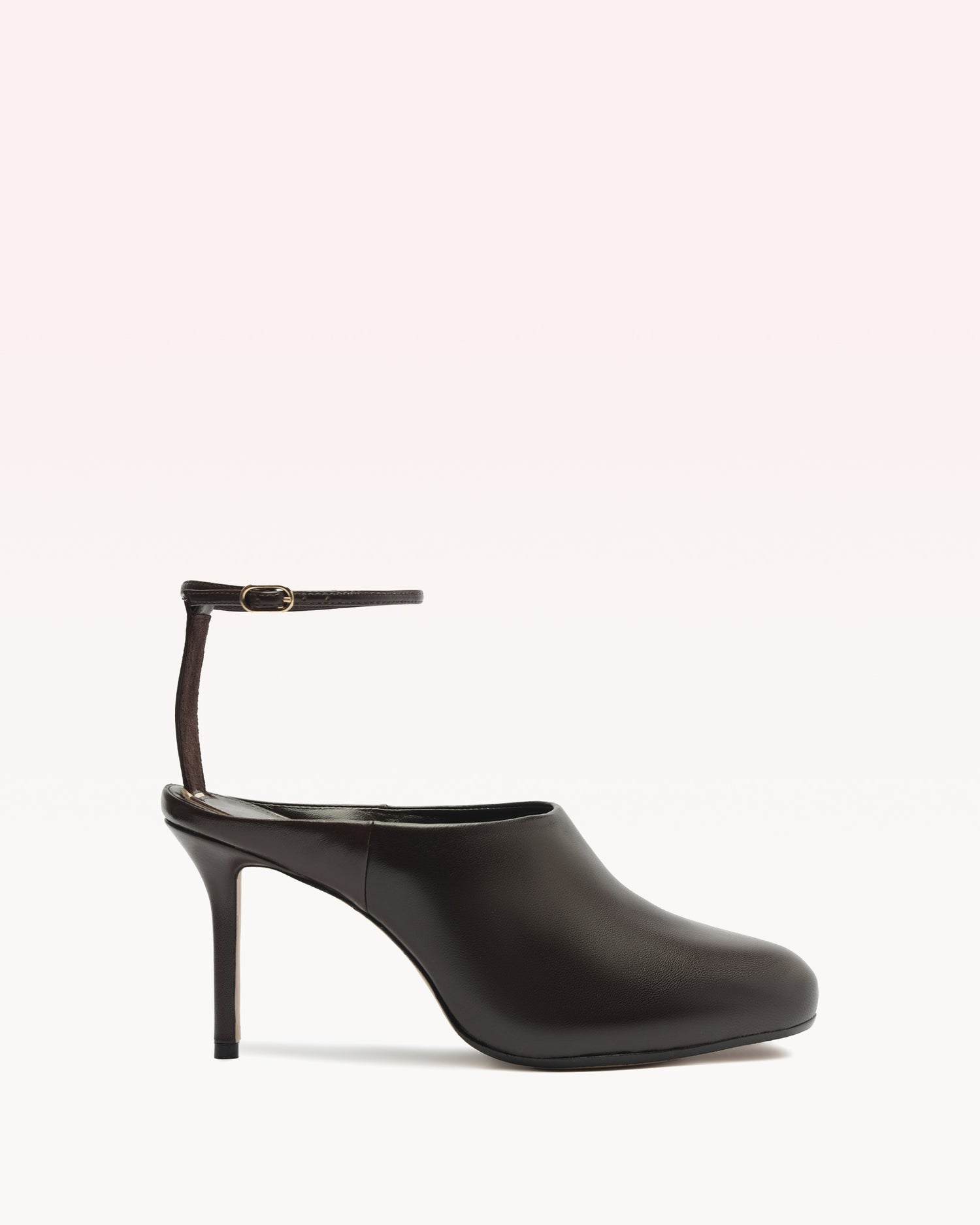 Dianna 85 Dark Brown Pumps F/25 35 Brown Nappa Leather