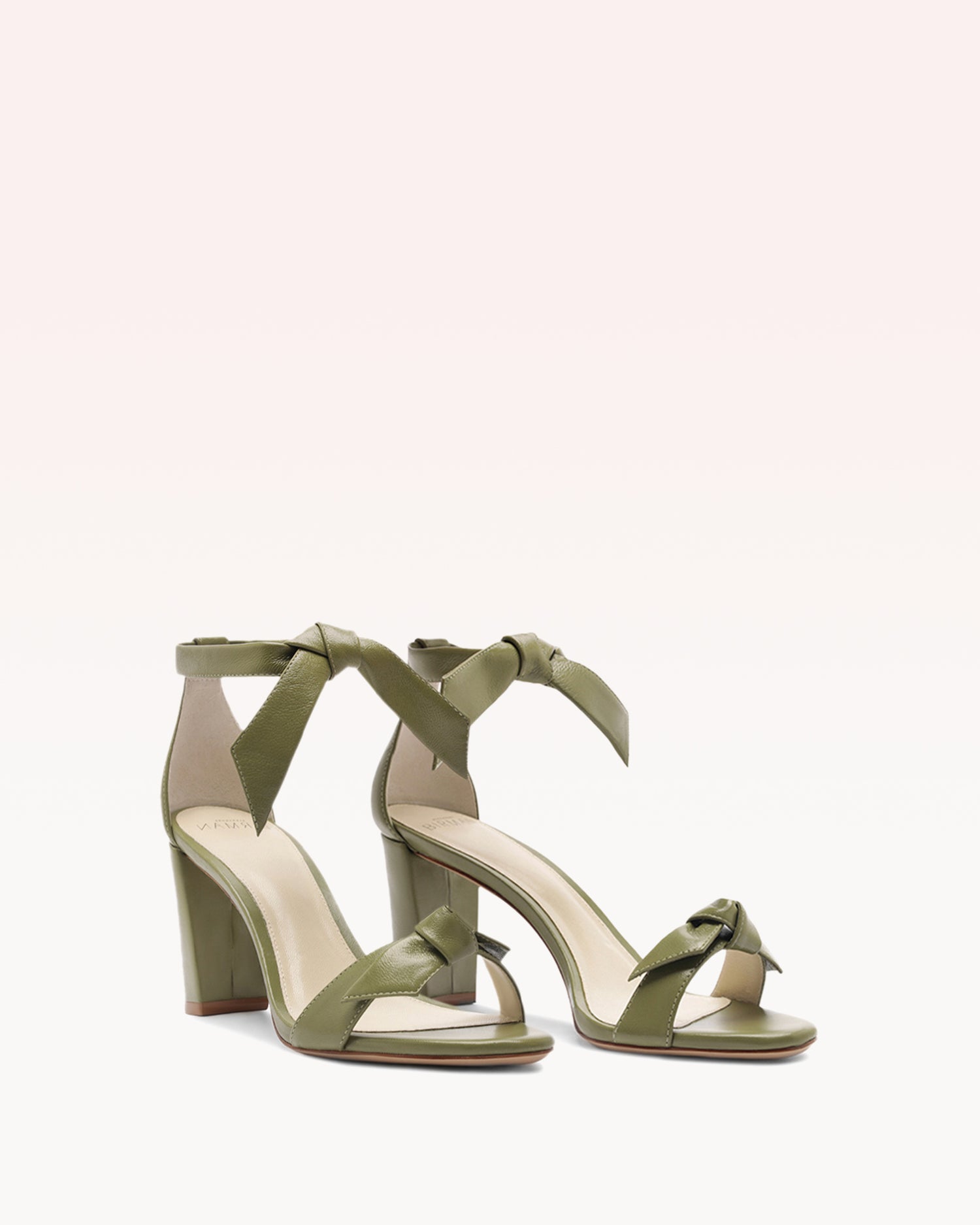 Clarita Block 75 Green Sandals P/25