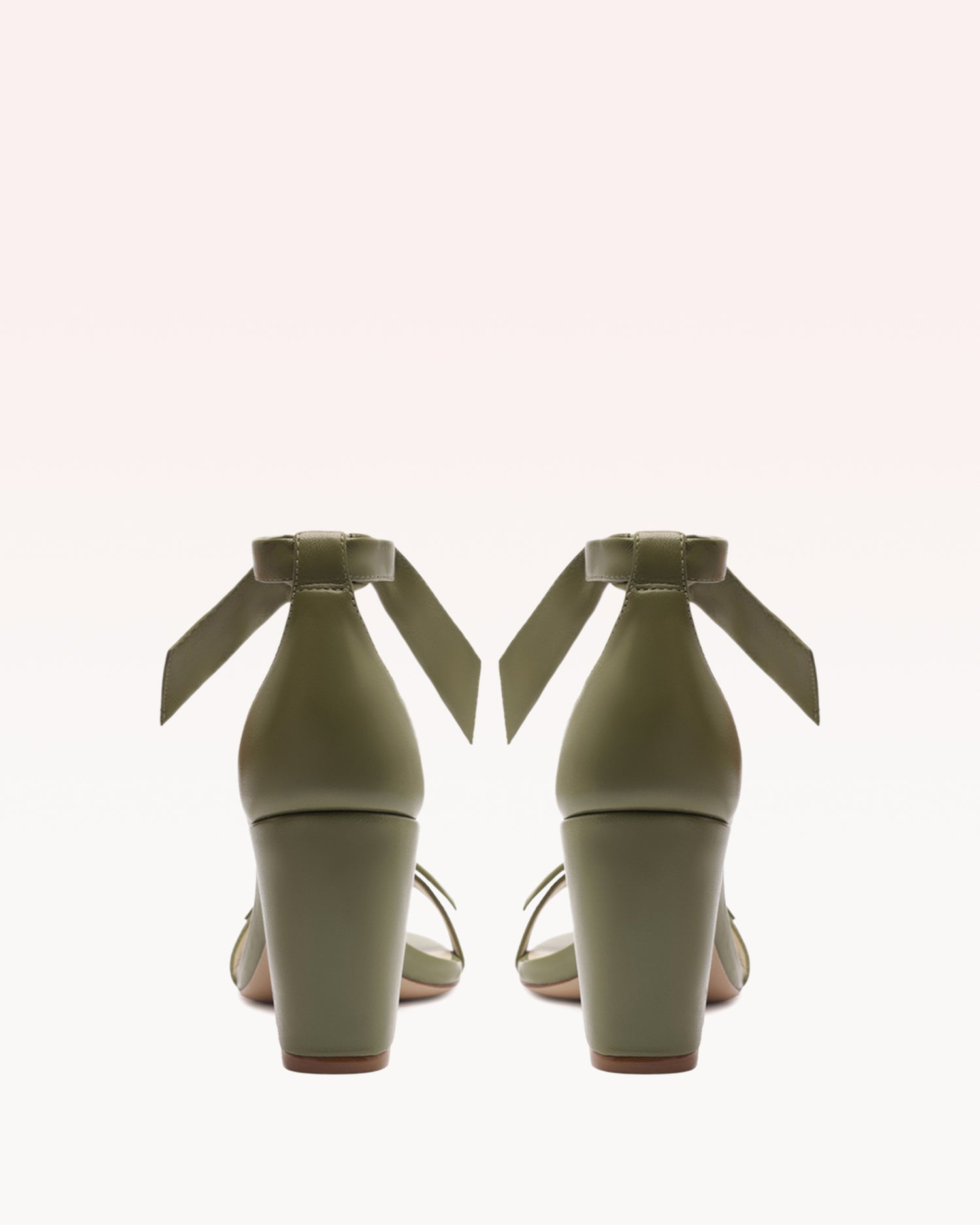Clarita Block 75 Green Sandals P/25