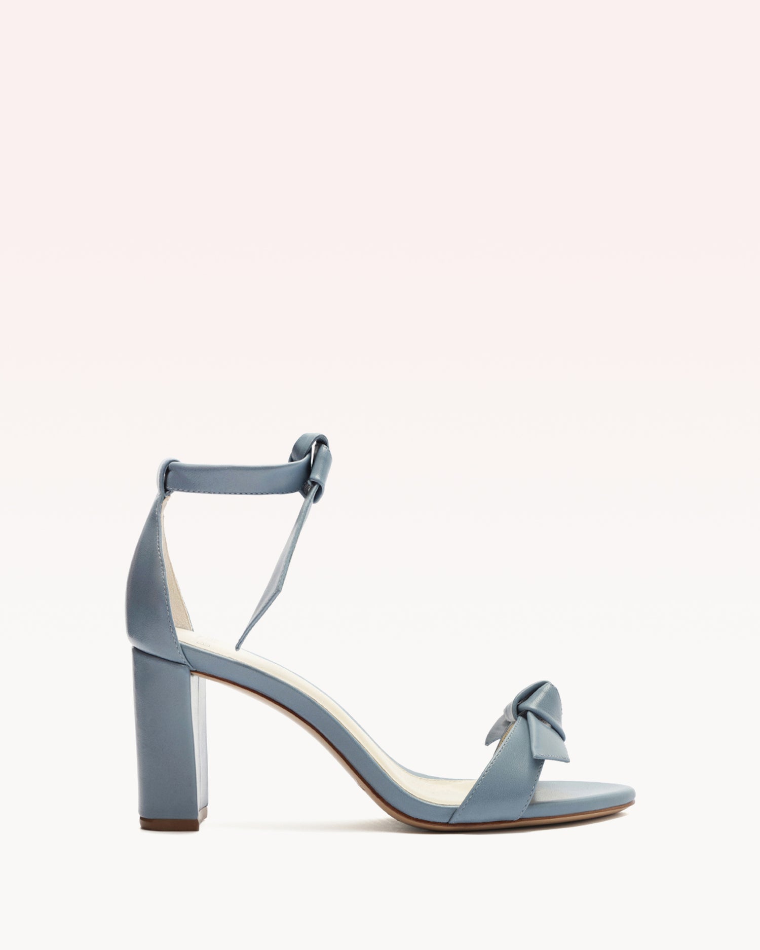 Clarita Block 75 Blue Sandals P/25 35 Blue Nappa Leather