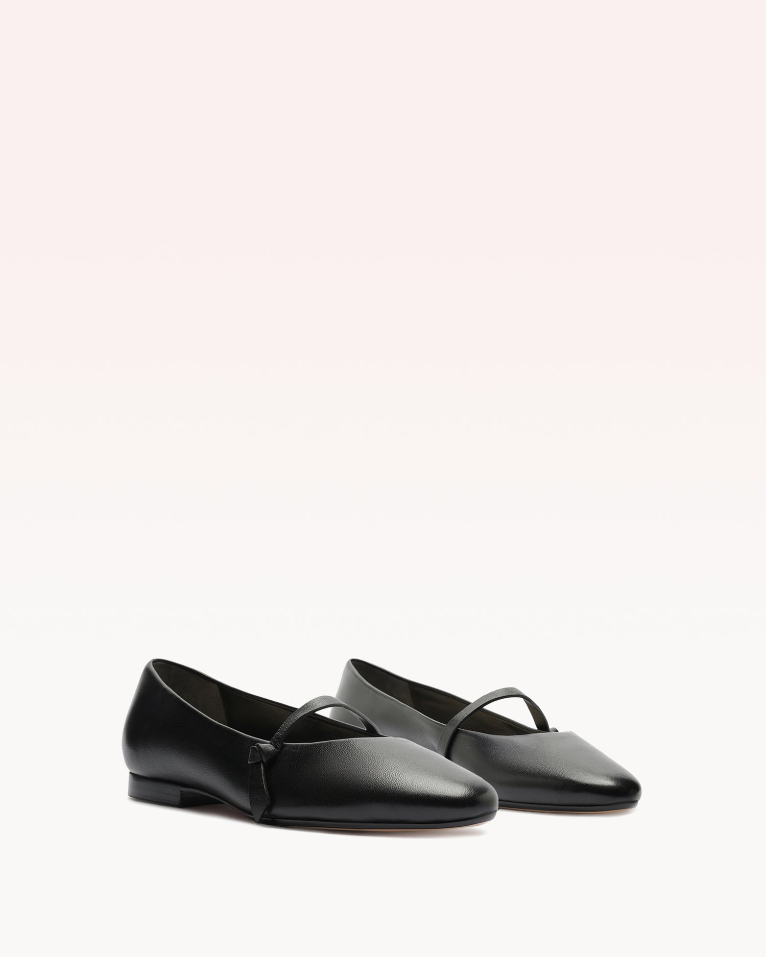 Slim Clarita Ballerina Black Flats F/25