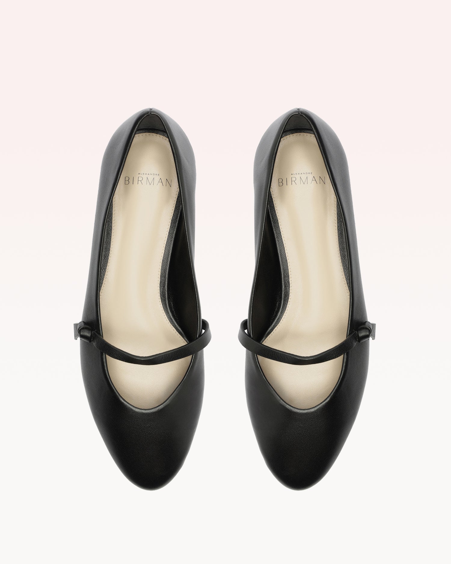 Slim Clarita Ballerina Black Flats F/25