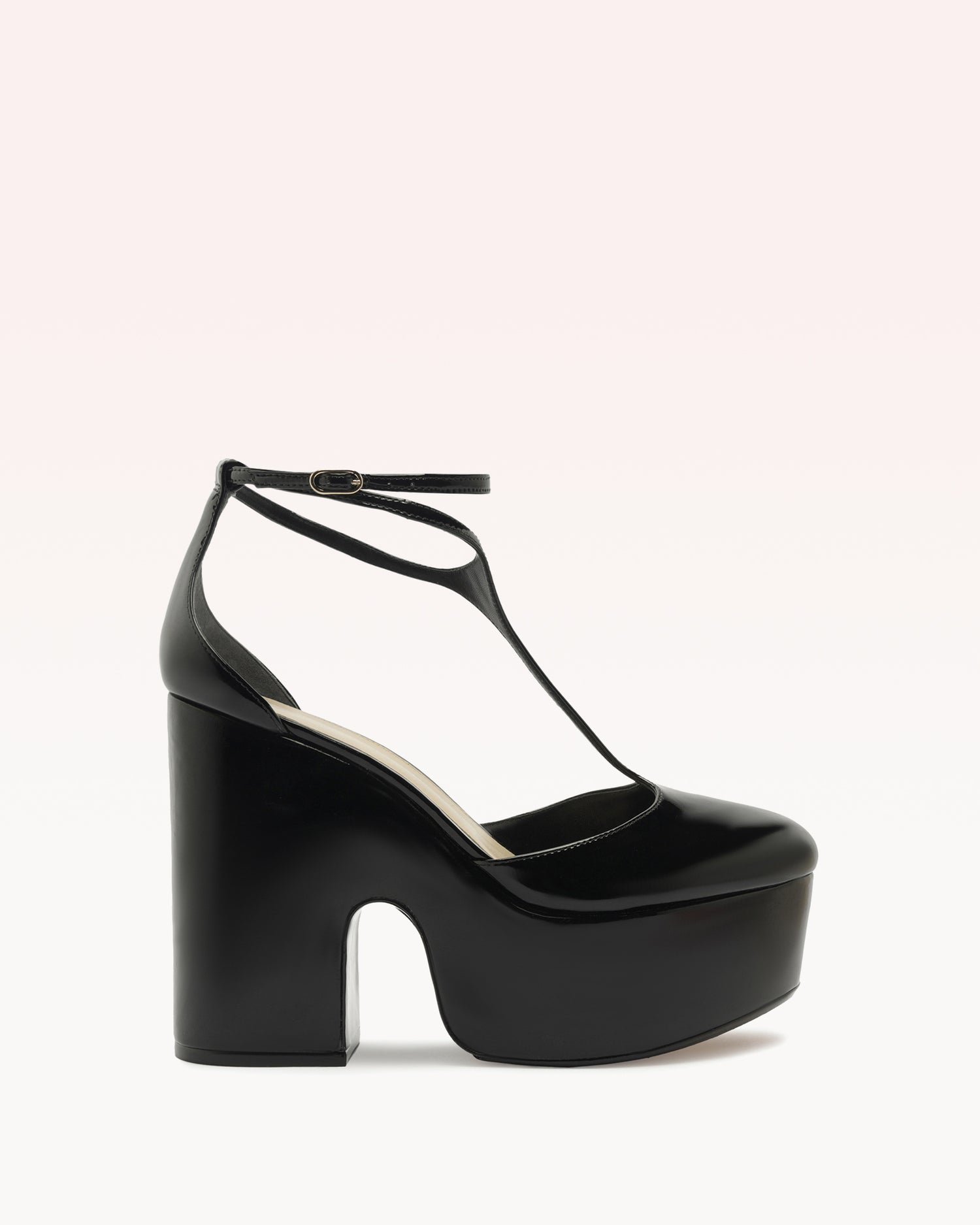 Thay Platform 125 Black Pumps F/25 35 Black New Patent Leather/Nappa Ki