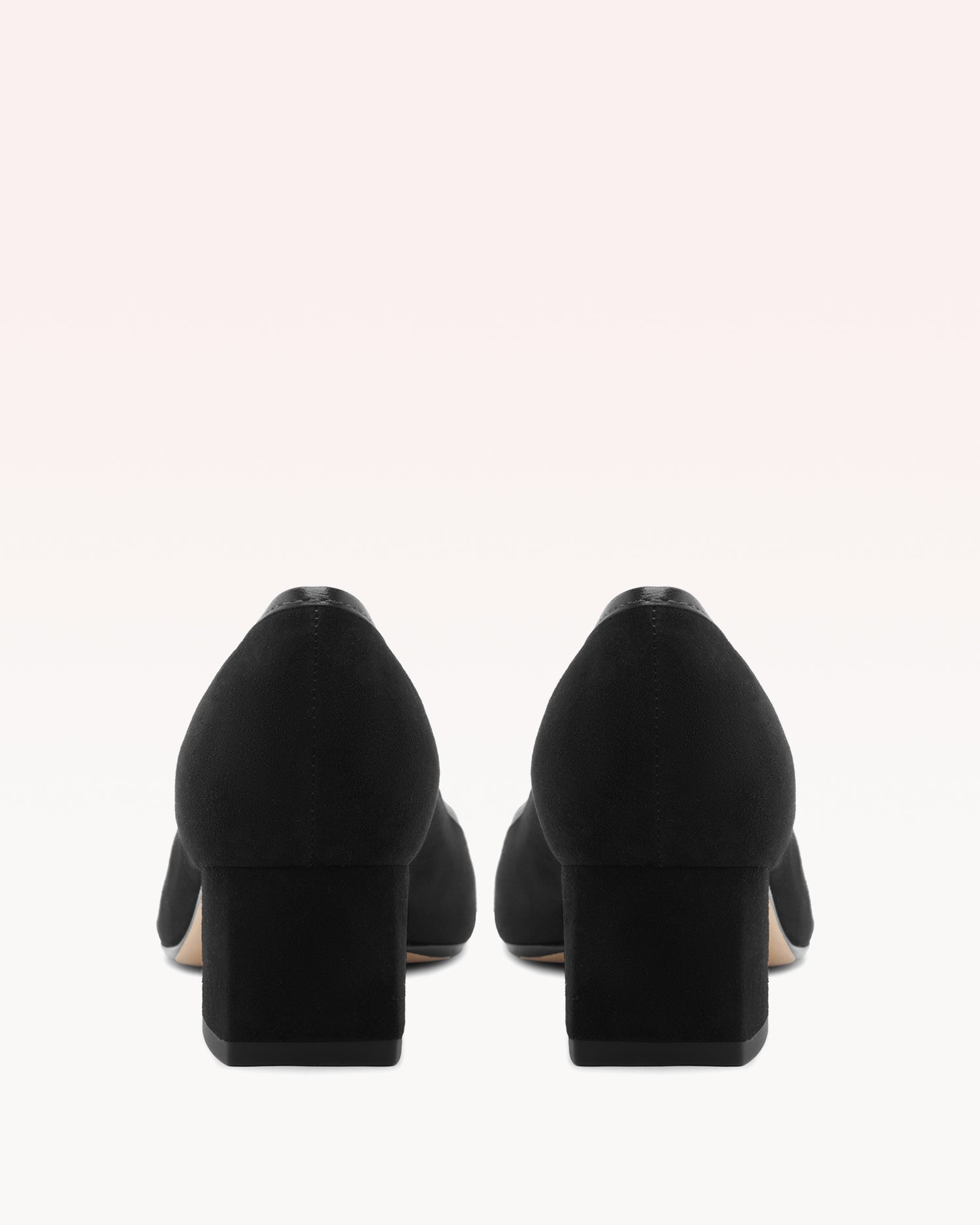 Clarita Square Pump 45 Black Pumps F/25