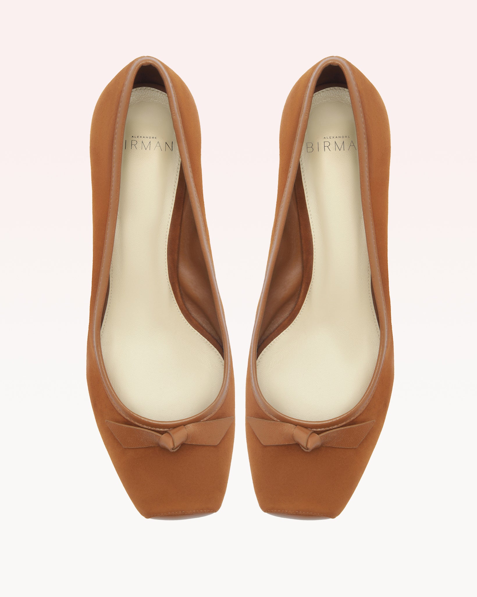 Clarita Square Block Heel Brown Pump 45mm | Alexandre Birman
