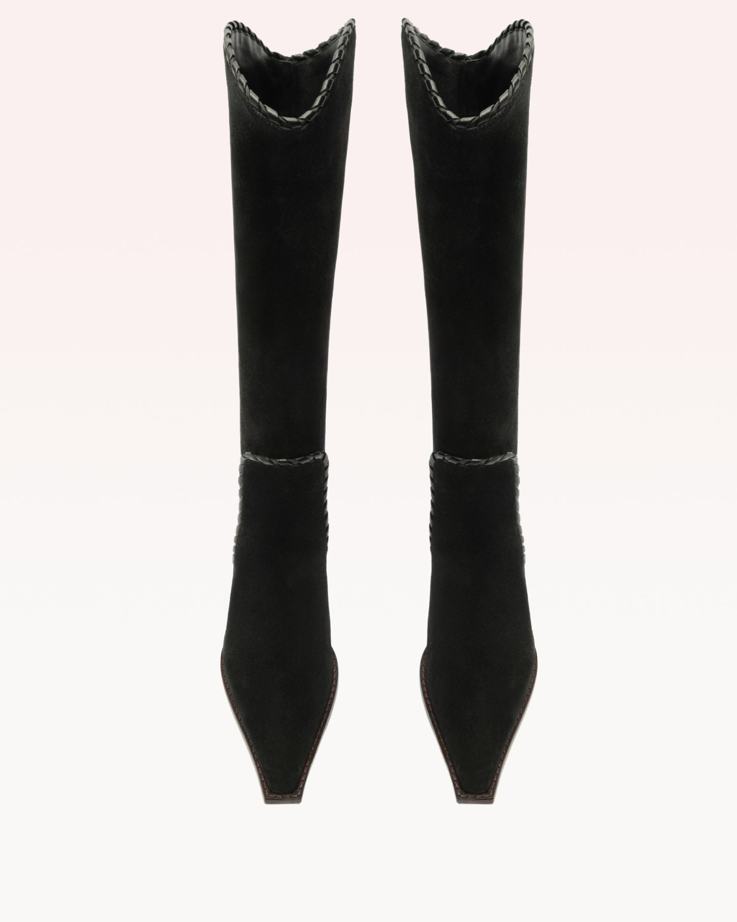 Victoria Saddle 60 Black Boots F/25