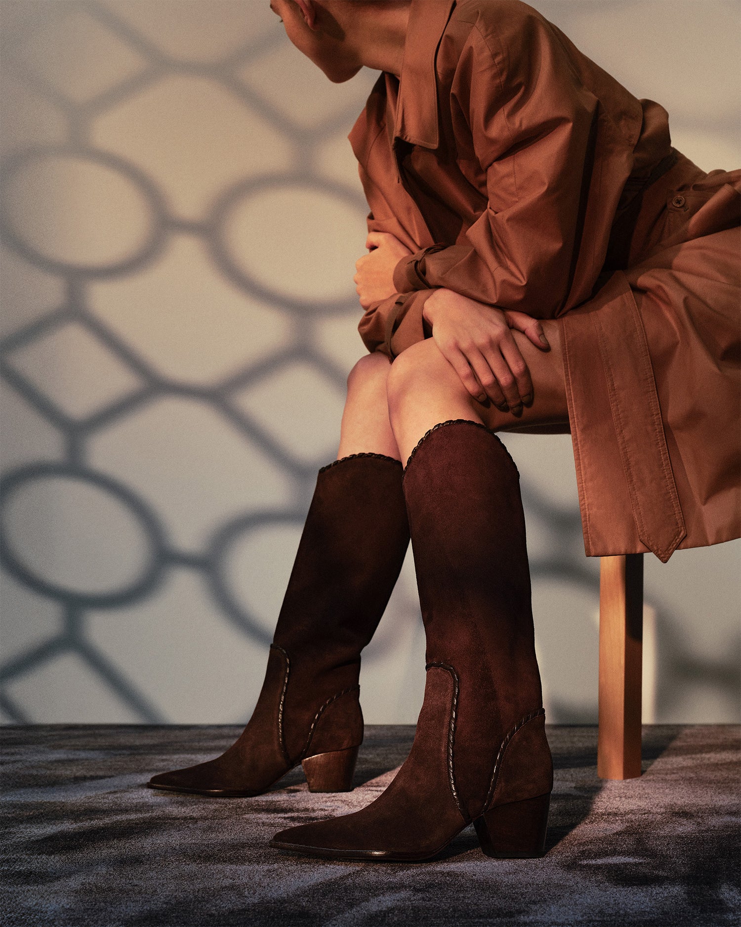 Victoria Saddle 60 Dark Brown Boots F/25