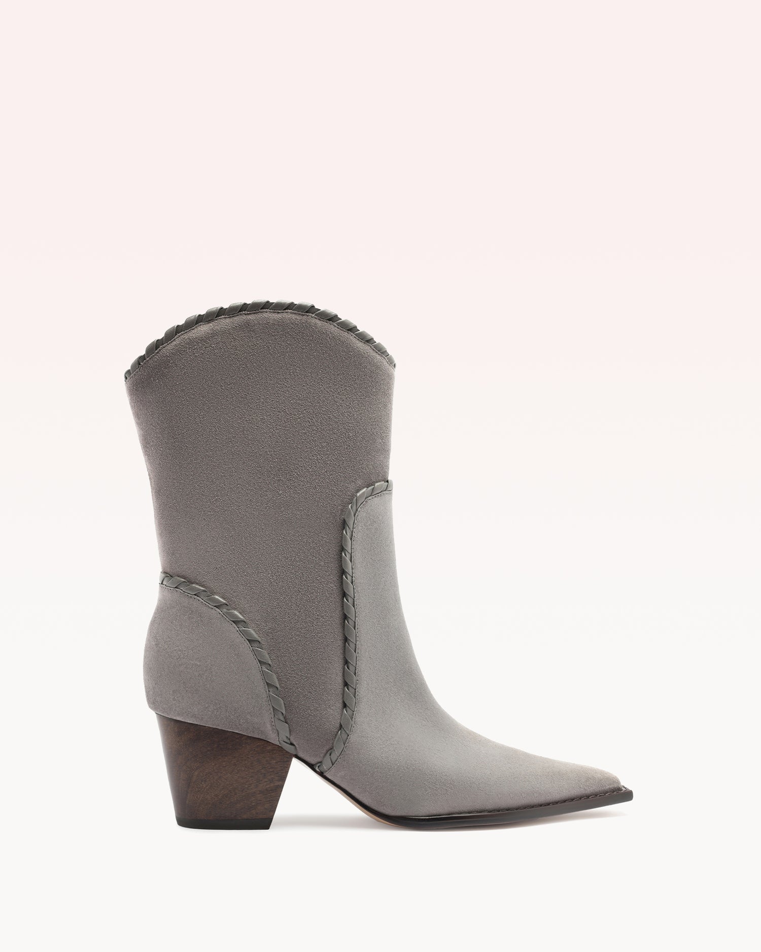 Victoria Saddle Cement Booties F/25 35 Cement Scamosciato