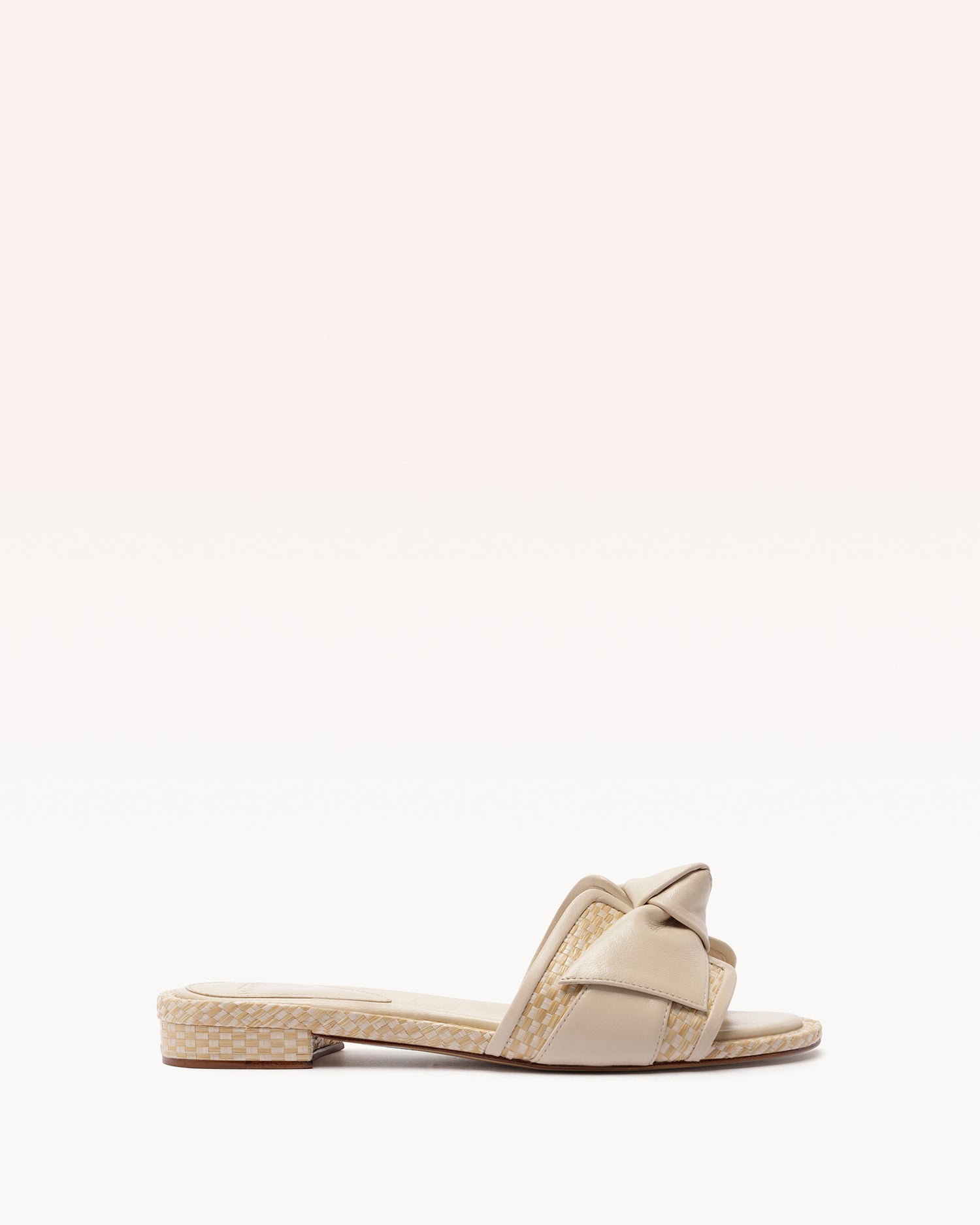 Maxi Clarita Padded Raffia Flat Shell Sandals R/26 35 Shell Raffia & Nappa Kiss