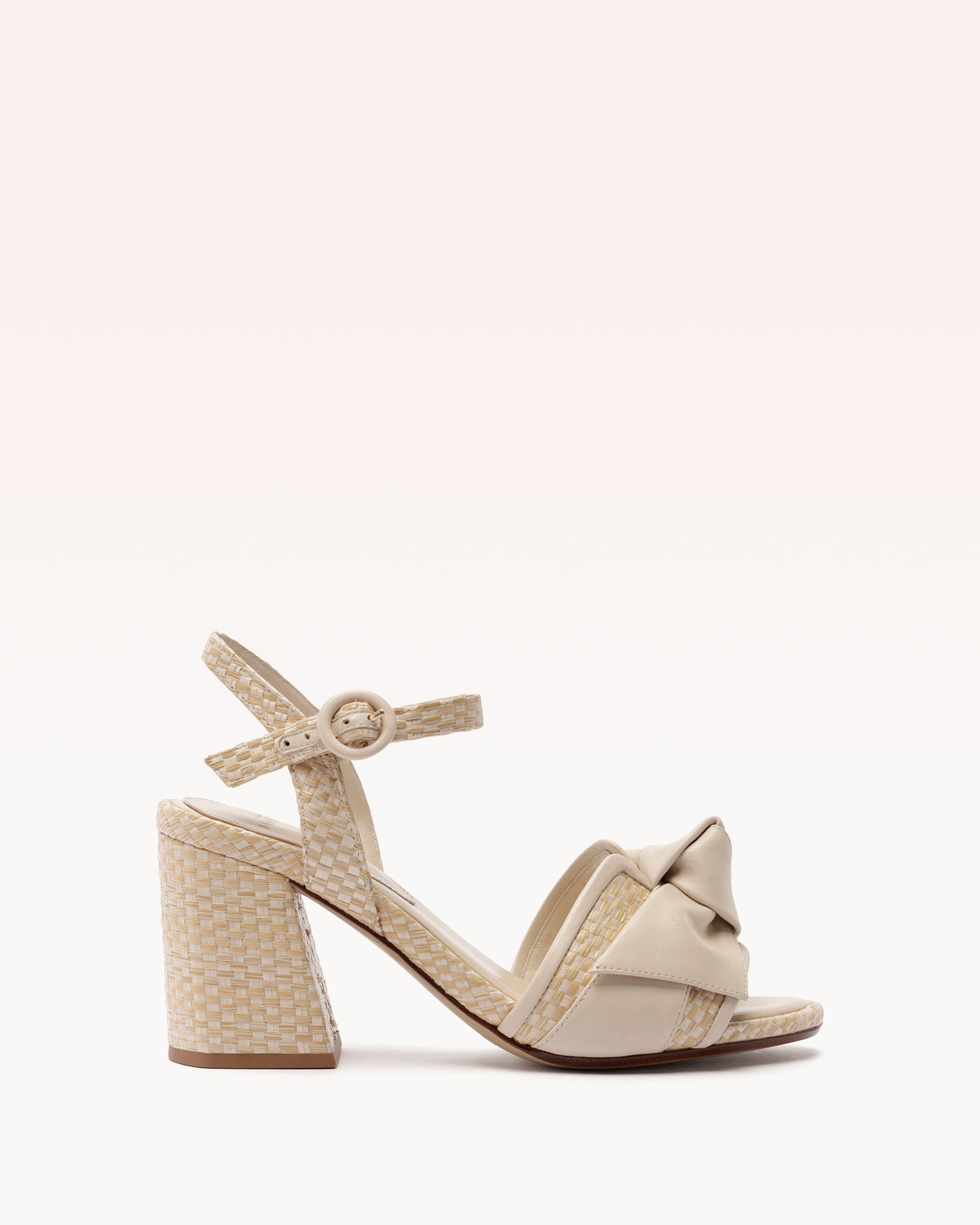 Maxi Clarita Padded Raffia 75 Shell Sandals R/26