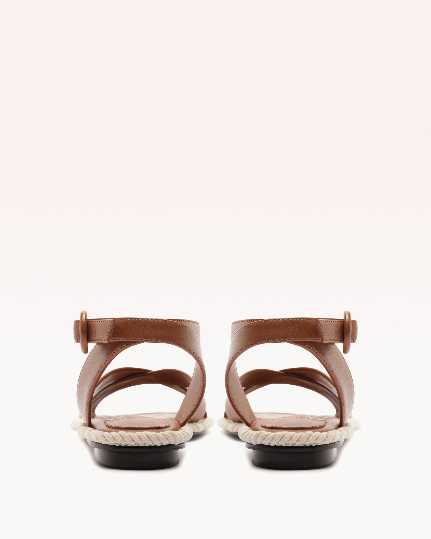 Elle Flat Espresso Sandals S/26