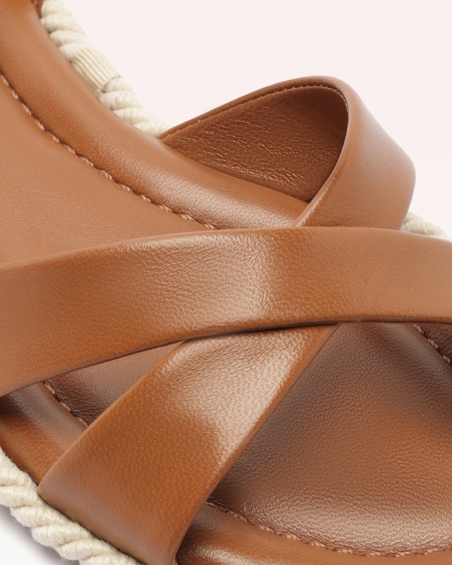 Elle Flat Espresso Sandals S/26