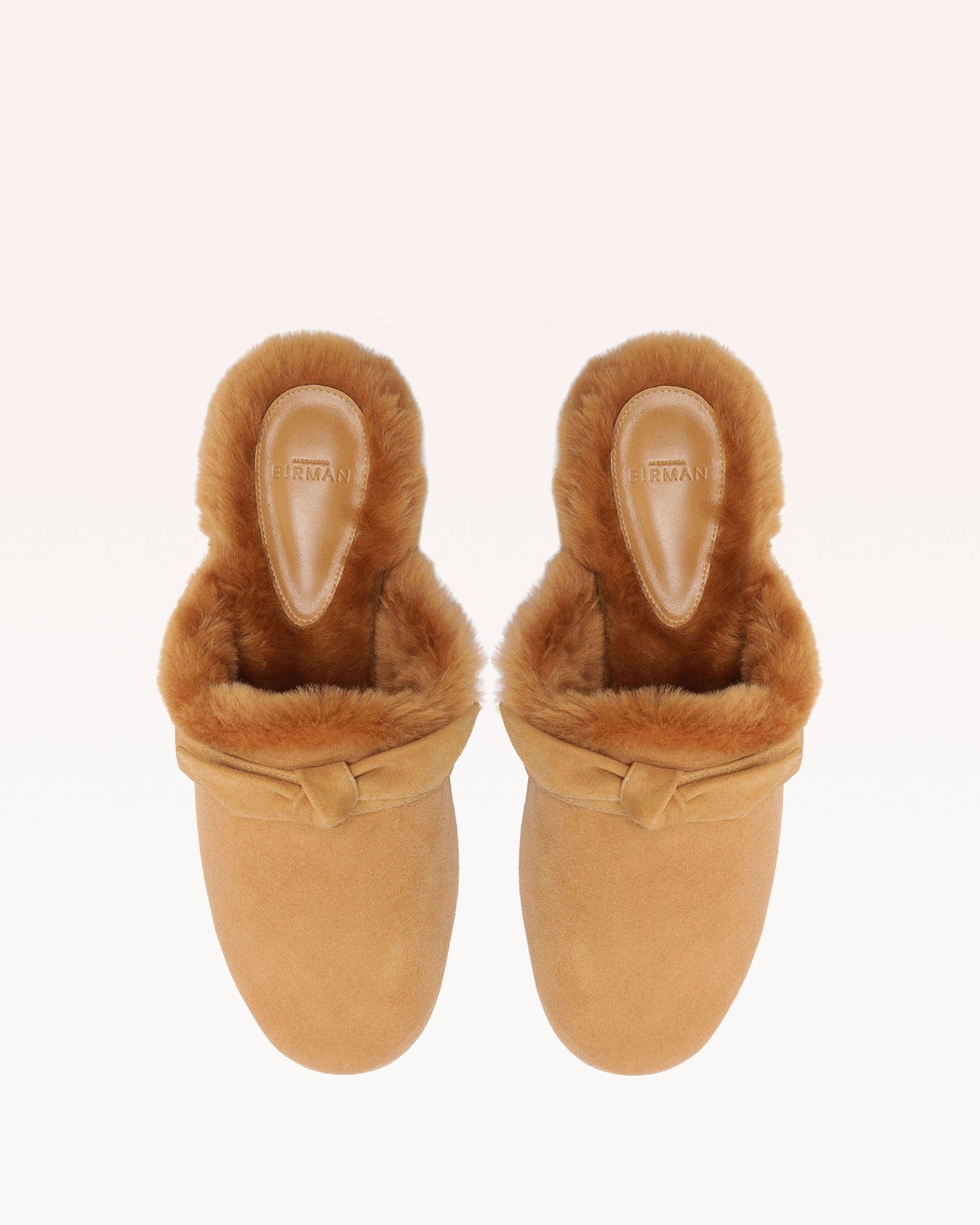 Clarita Babouche Shearling Almond