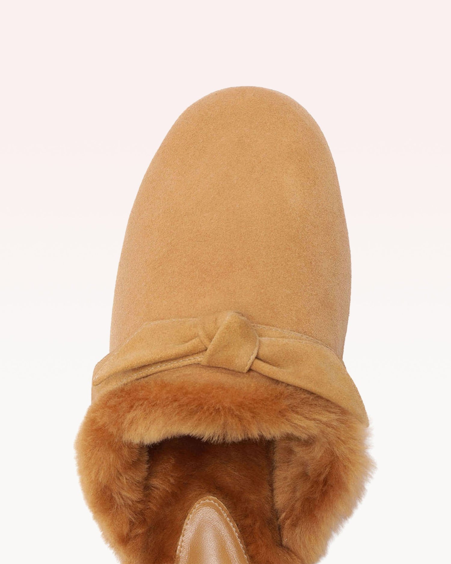 Clarita Babouche Shearling Almond
