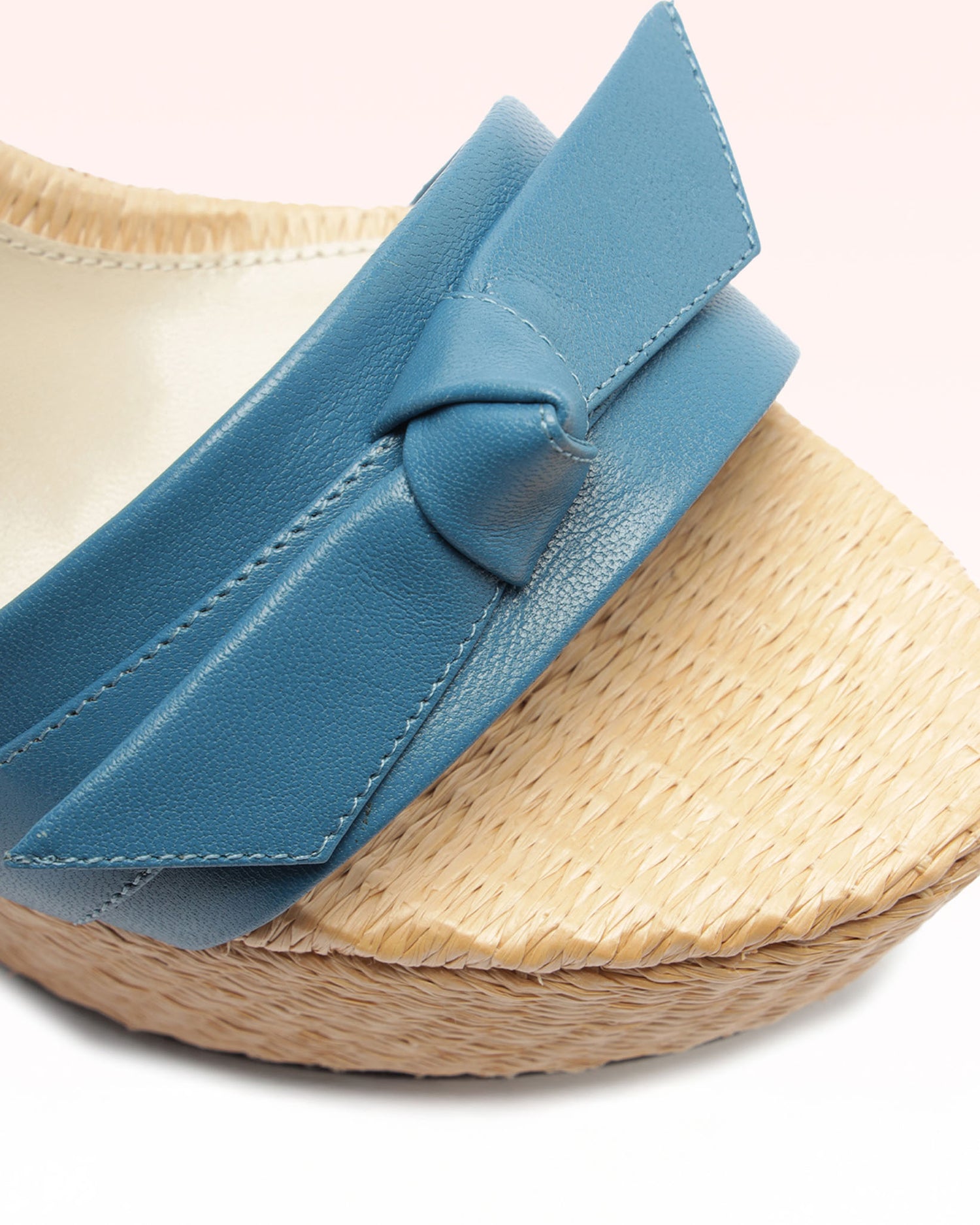 Clarita Raffia 95 Denim