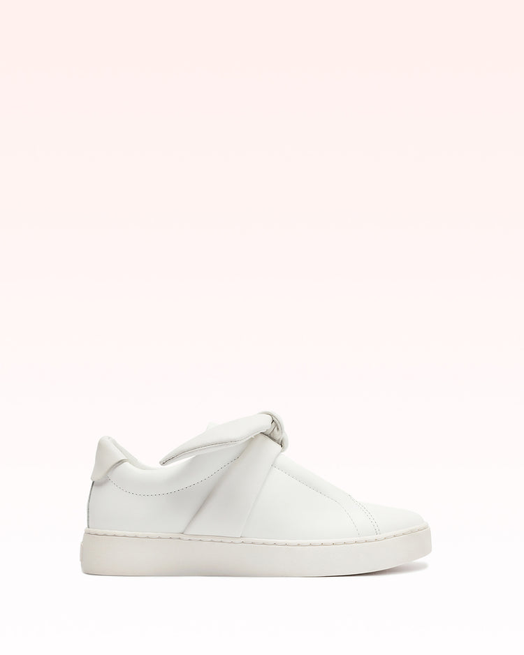 Asymmetric Clarita Sneaker White Sneakerss PRE FALL 23 35 White Nappa Soft