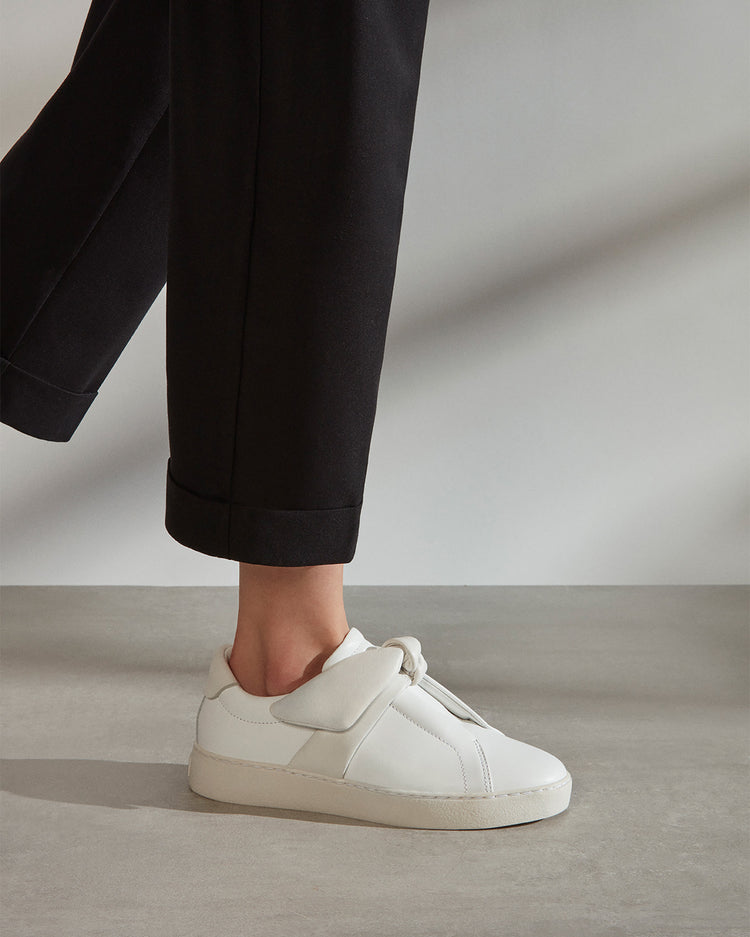 Asymmetric Clarita Sneaker White